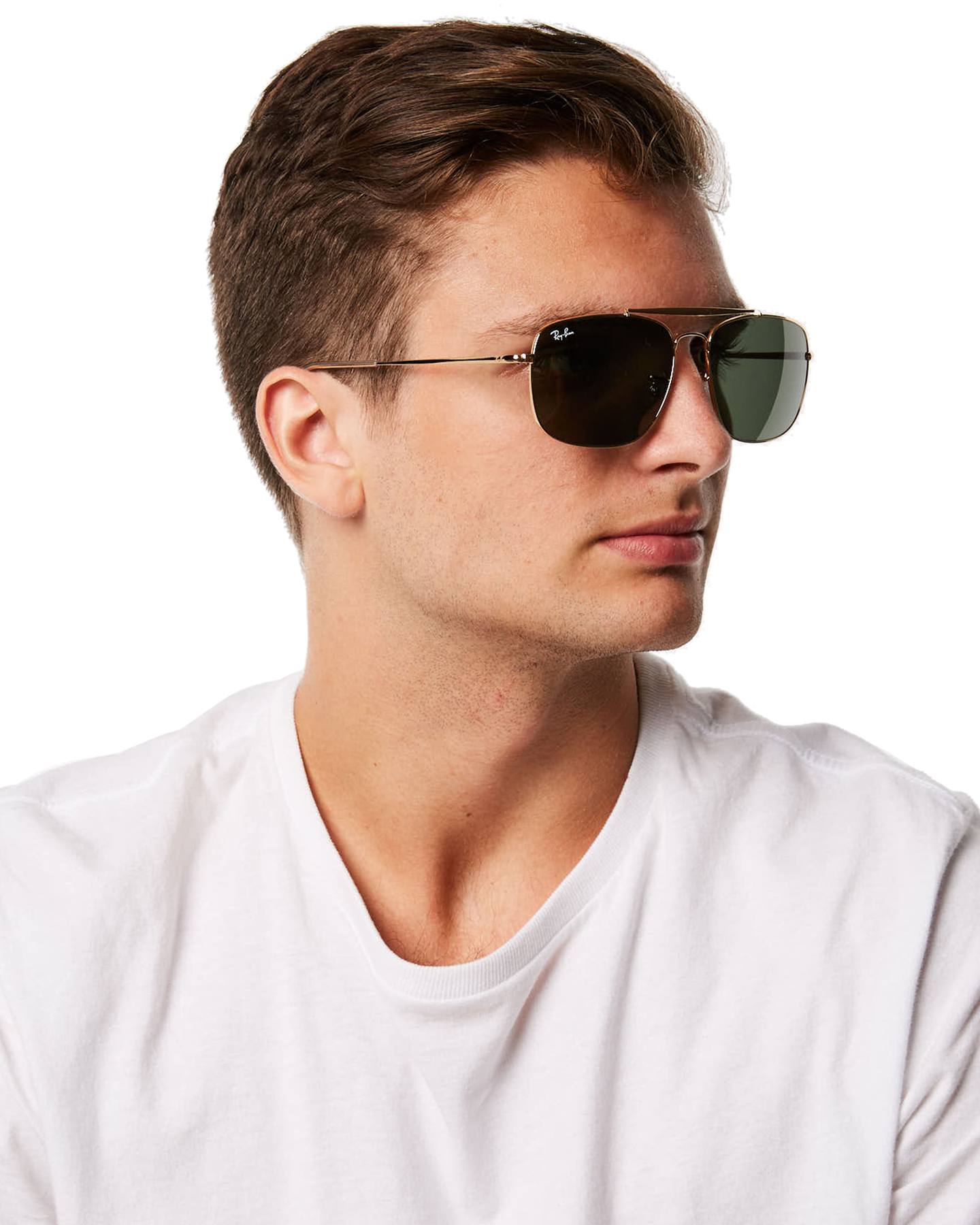 ray ban colonel gold