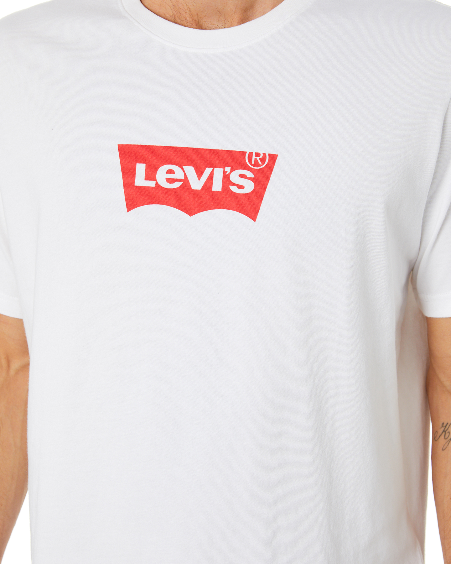 Levi's Relaxed Mens Tee - Batwing White | SurfStitch
