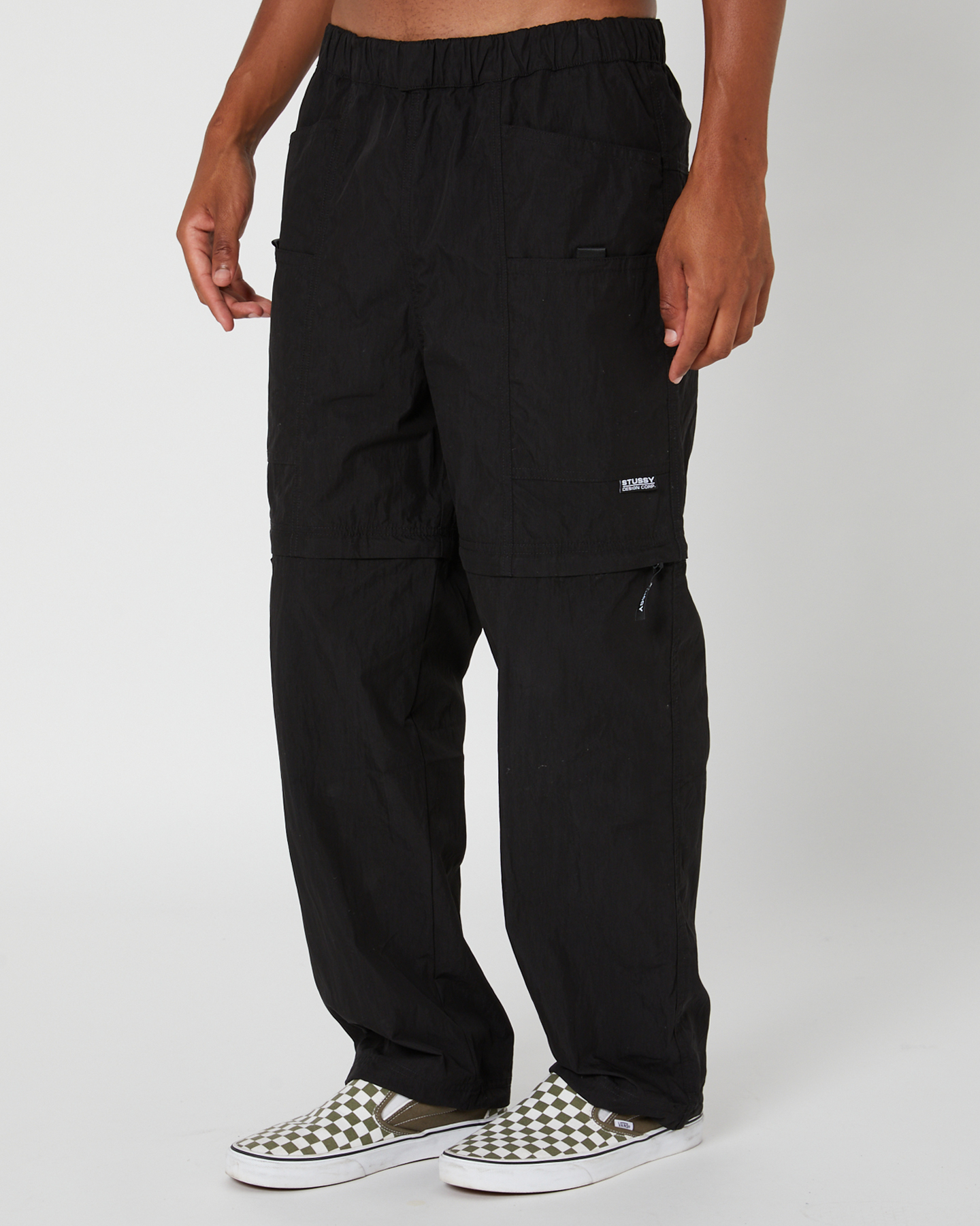 Stussy Nyco Convertible Pant - Black | SurfStitch