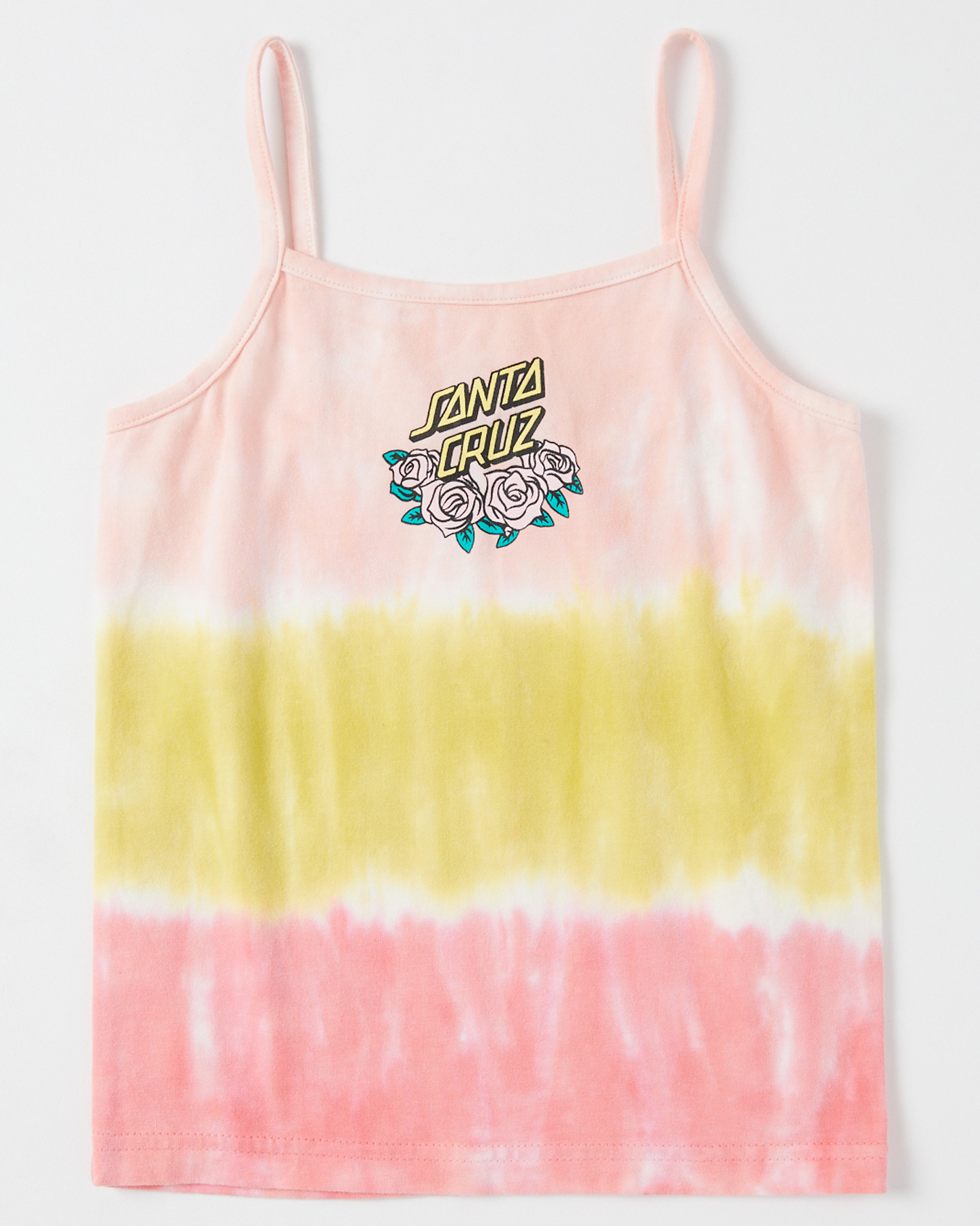 Santa Cruz Cosmic Flowers Tank - Teens - Pink Tie Dye | SurfStitch