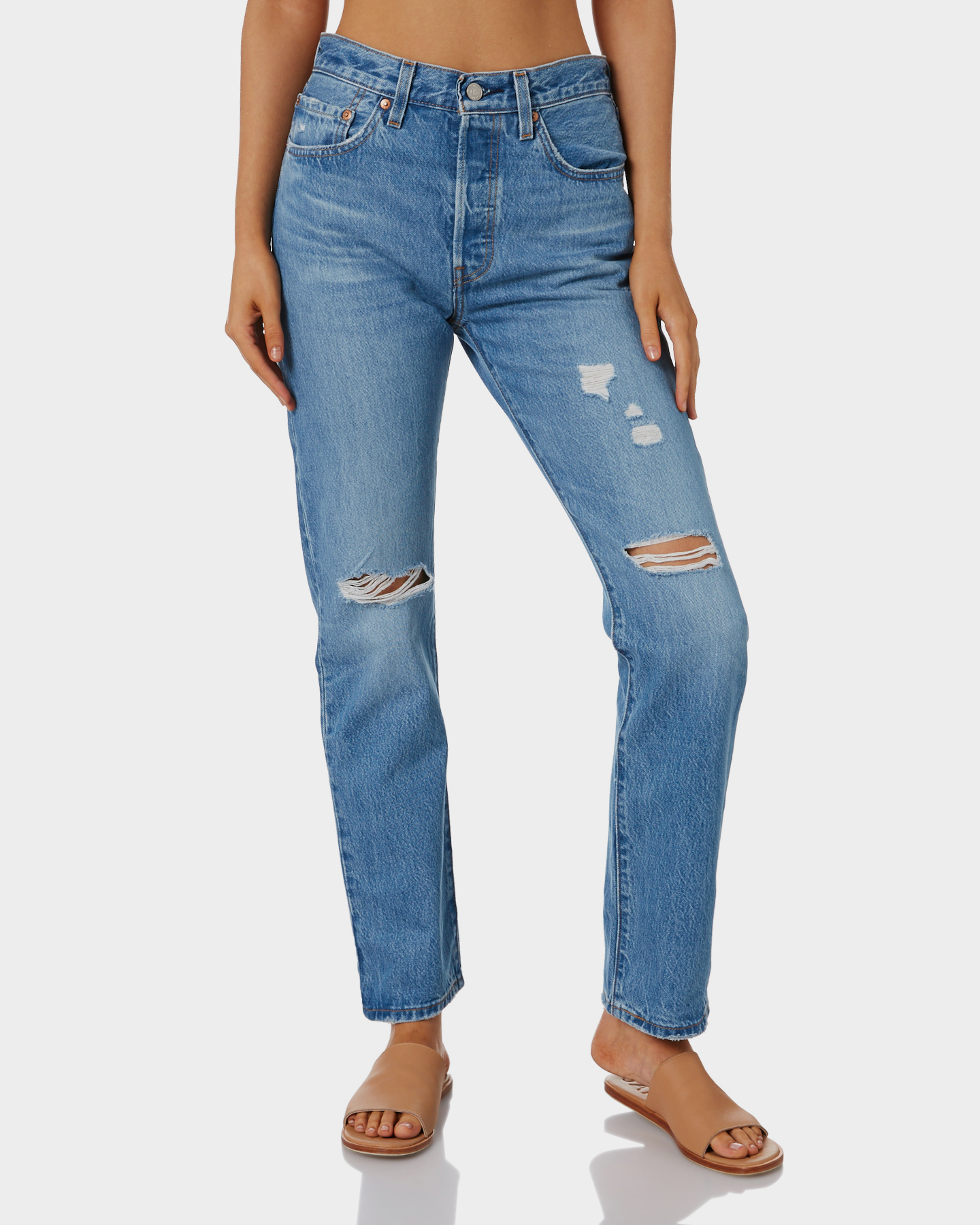 501 jeans Supreme x Levi's Blue size 25 US in Denim - Jeans - 21646975