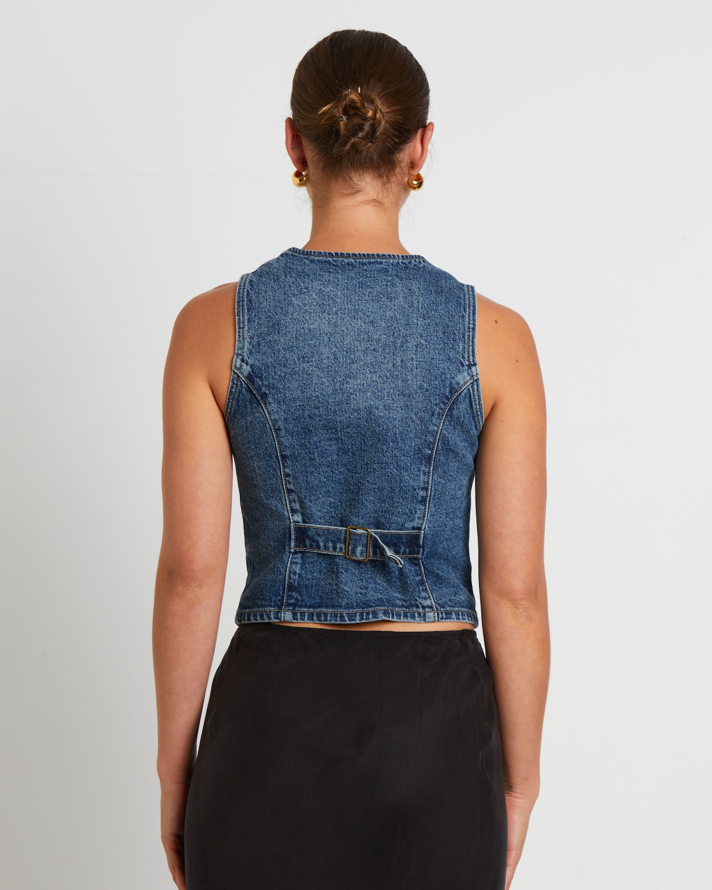 Insight Howdy Denim Vest Blue SurfStitch
