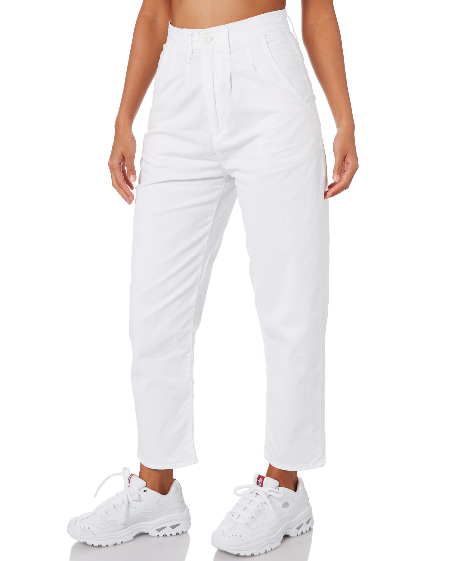 Levi's Pleated Balloon Pant - White Fine Twill | SurfStitch