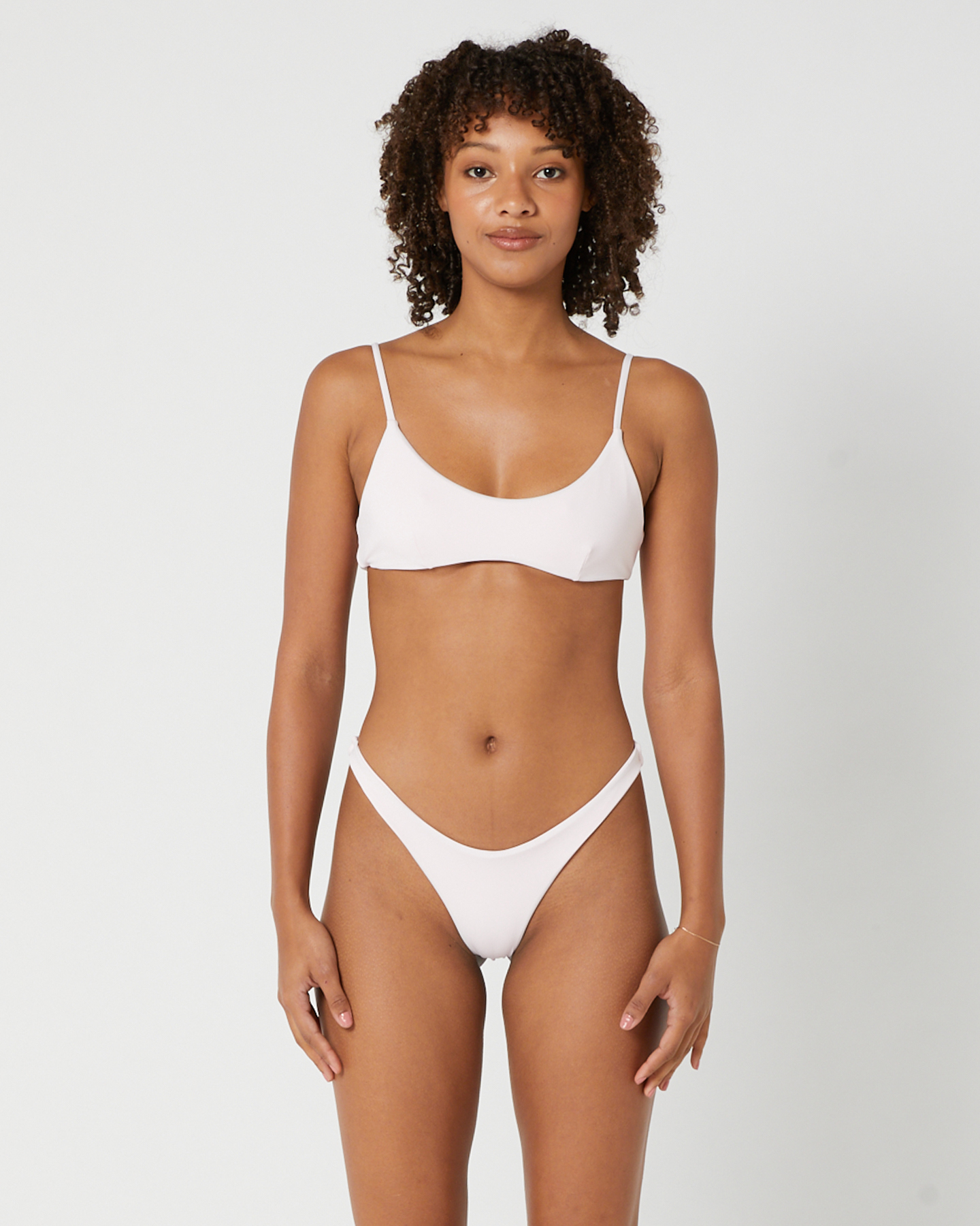 Stacy Core Scoop Crop Bikini Top