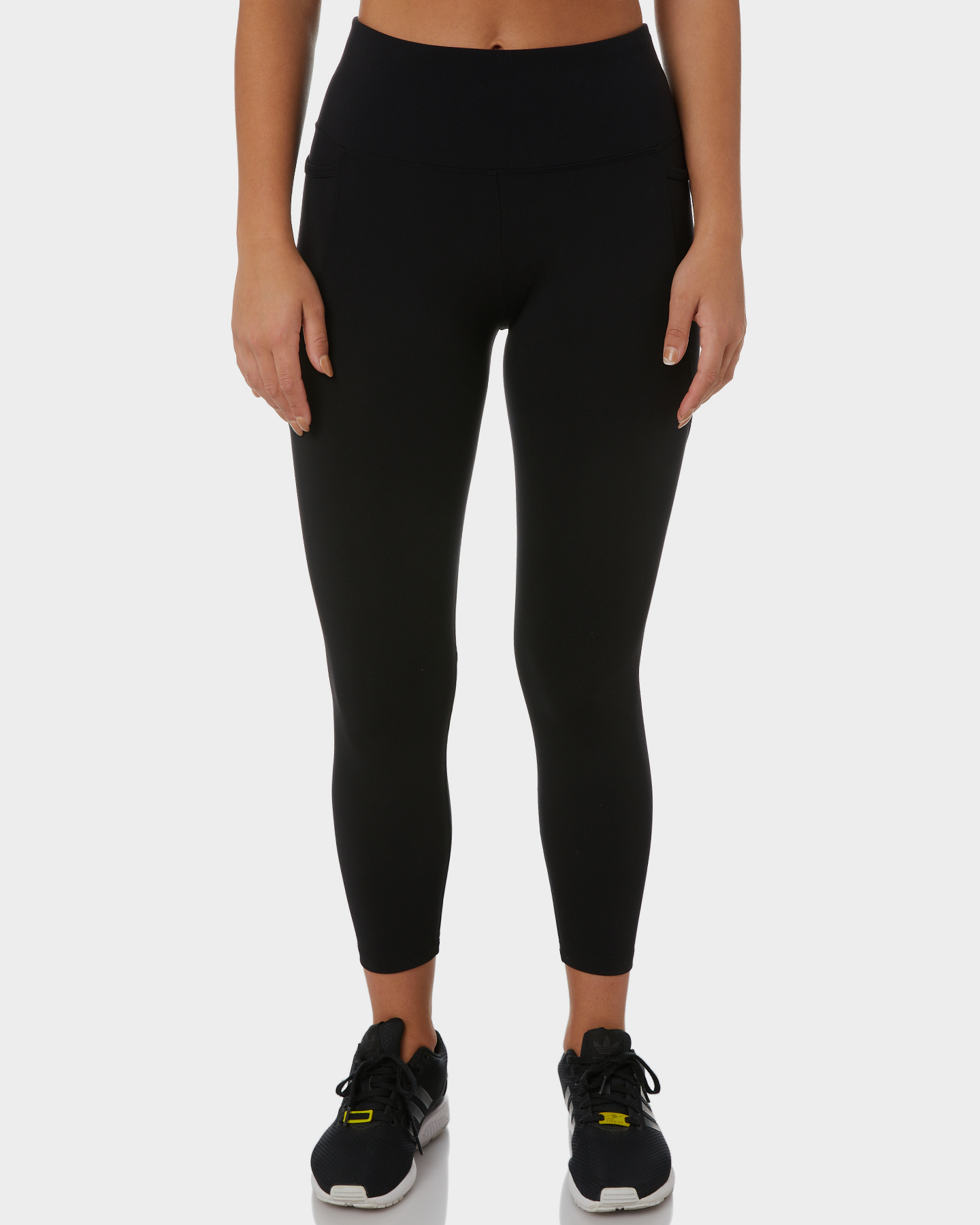 Lorna Jane Amy Phone Pocket Ankle Biter Leggings Black SurfStitch