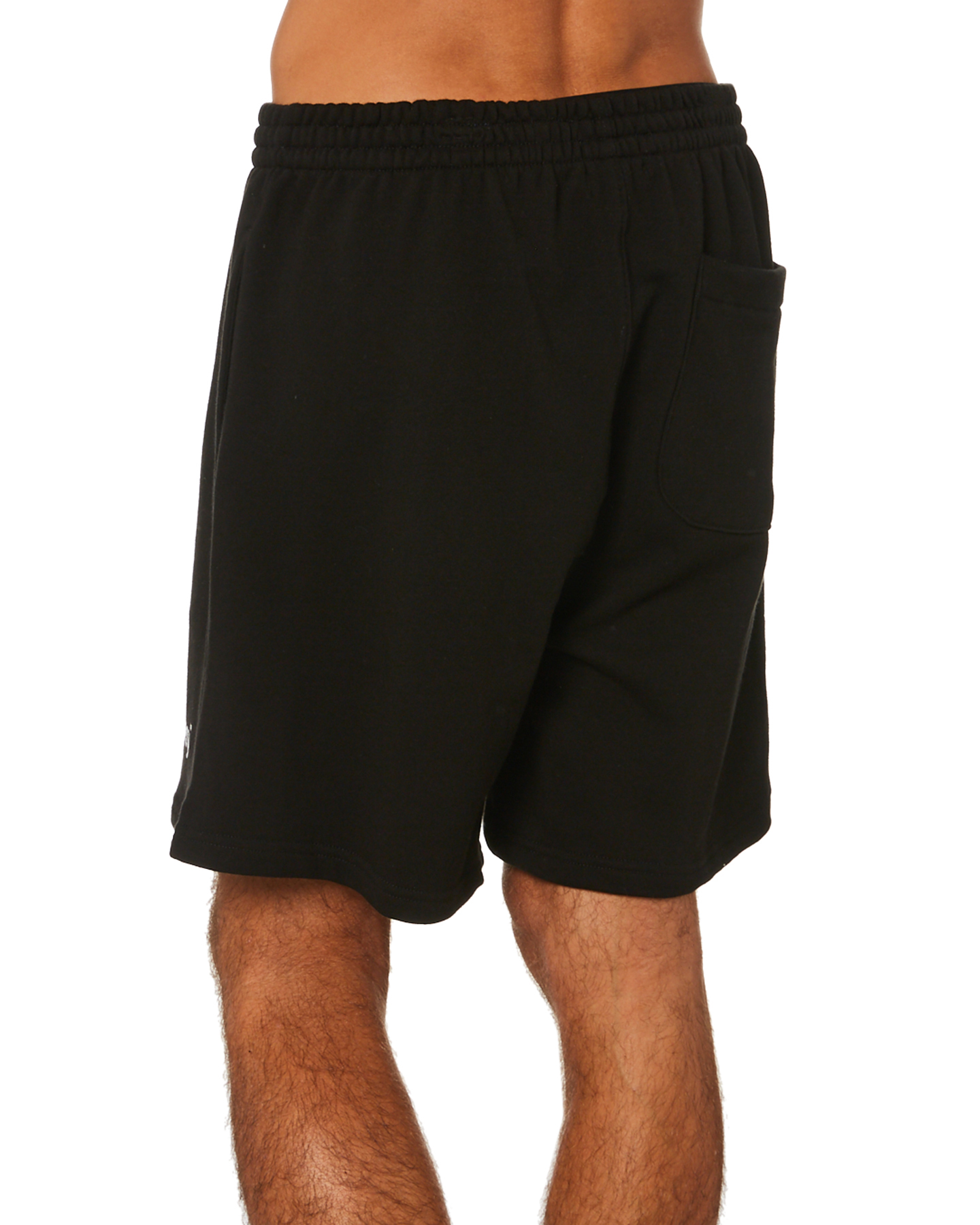 Stussy Text Fleece Mens Short - Black | SurfStitch