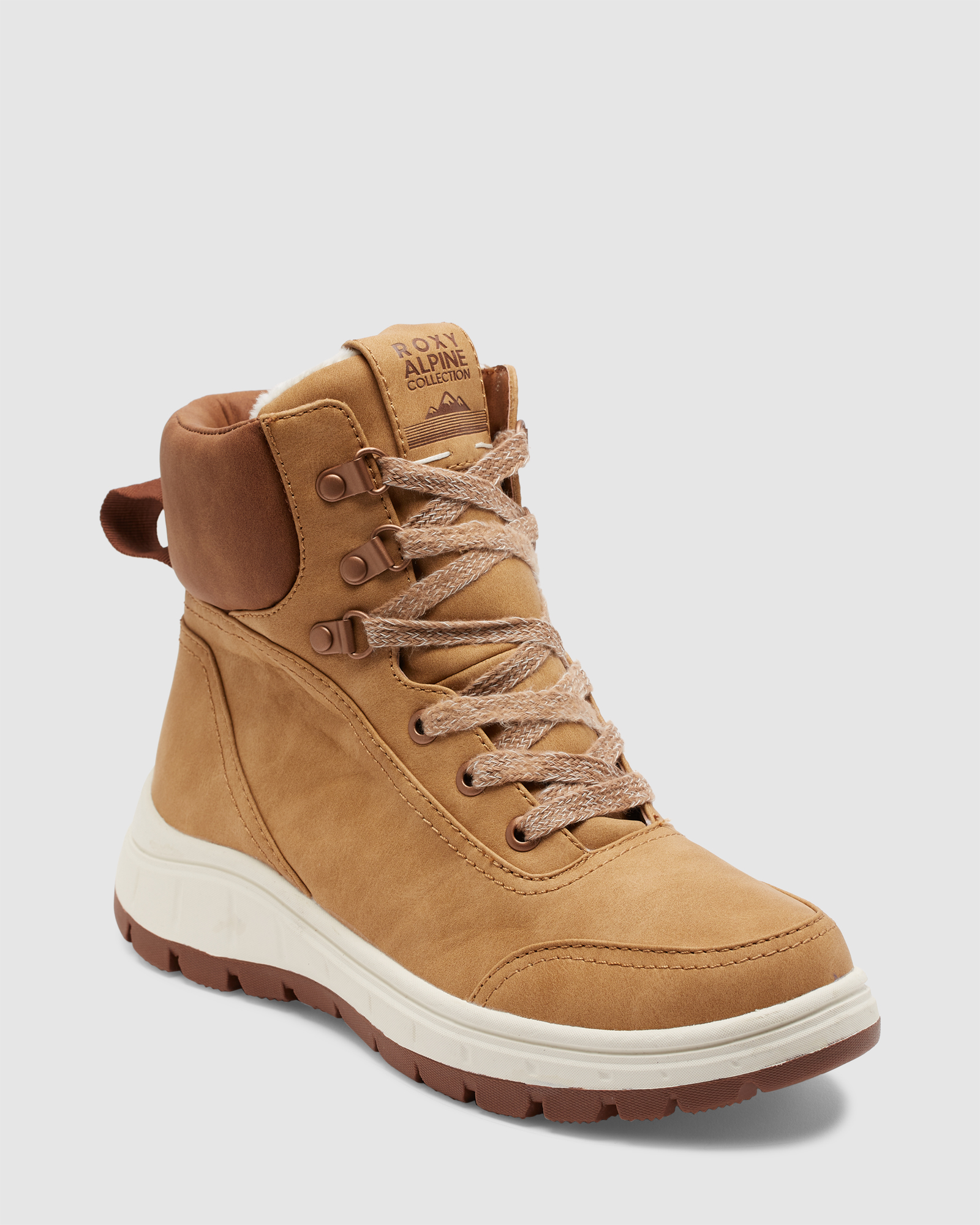 Roxy Womens Karmel Lace Up Boots Tan SurfStitch