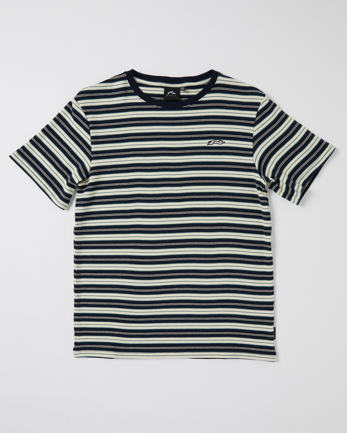 Rusty Biscuits Short Sleeve Tee Boys - Navy Blue | SurfStitch
