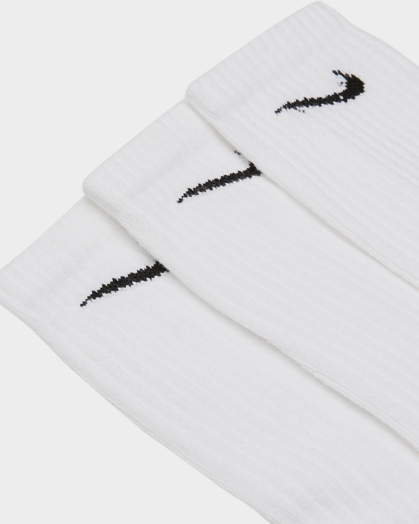 Nike Everyday Cushion 3 Pack Crew Socks - White Black | SurfStitch