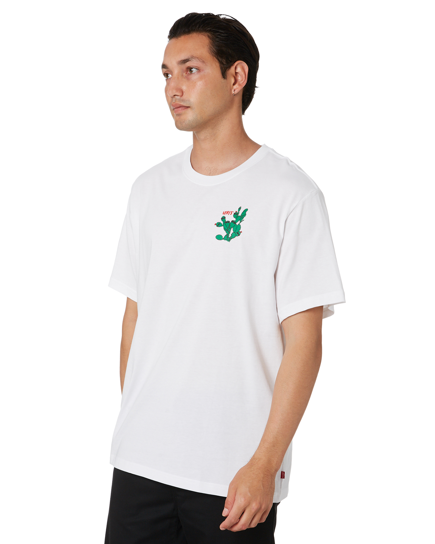 Levi's Relaxed Fit Mens Ss Tee - Cactus White | SurfStitch