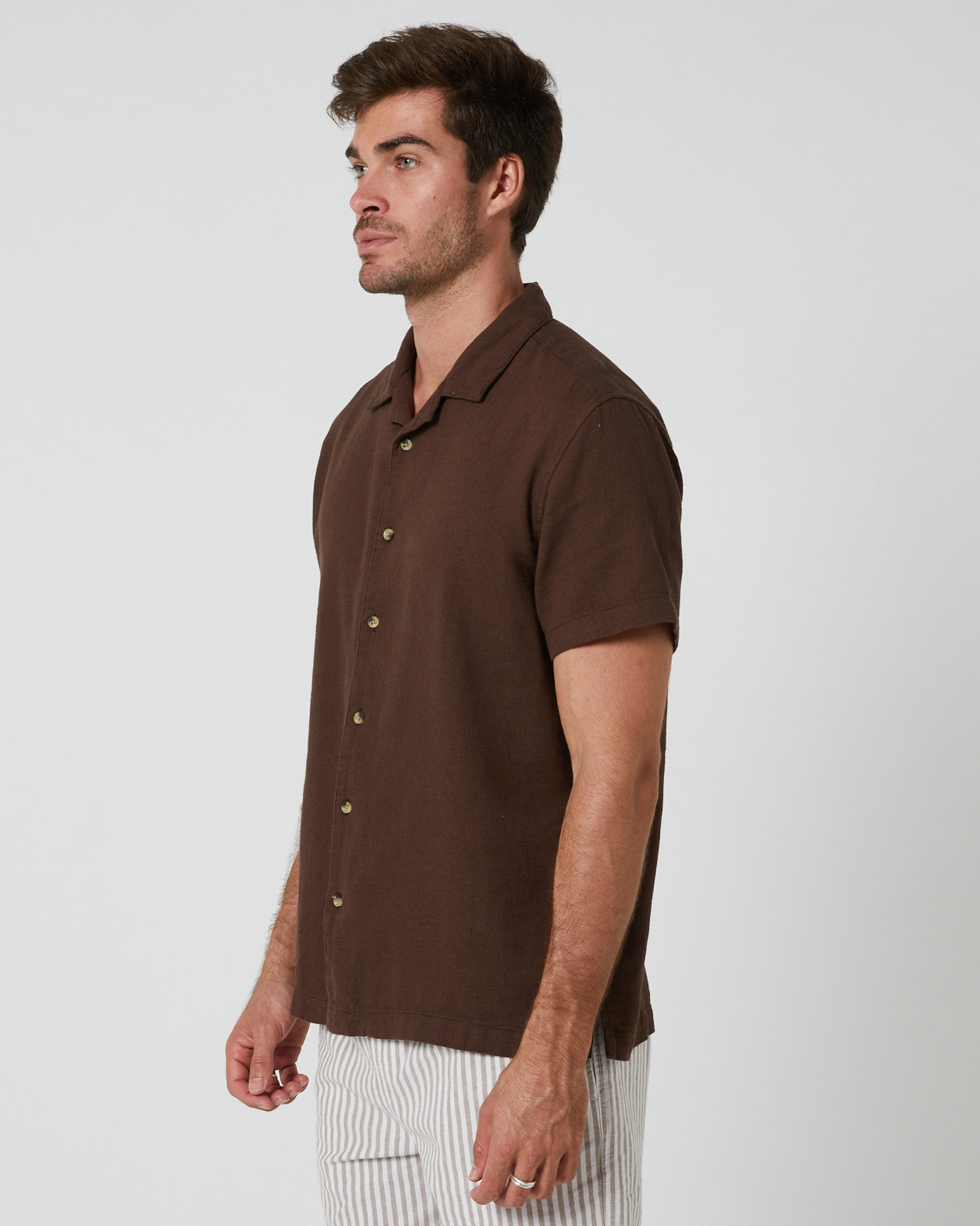 Silent Theory Oliver Ss Shirt - Chocolate | SurfStitch