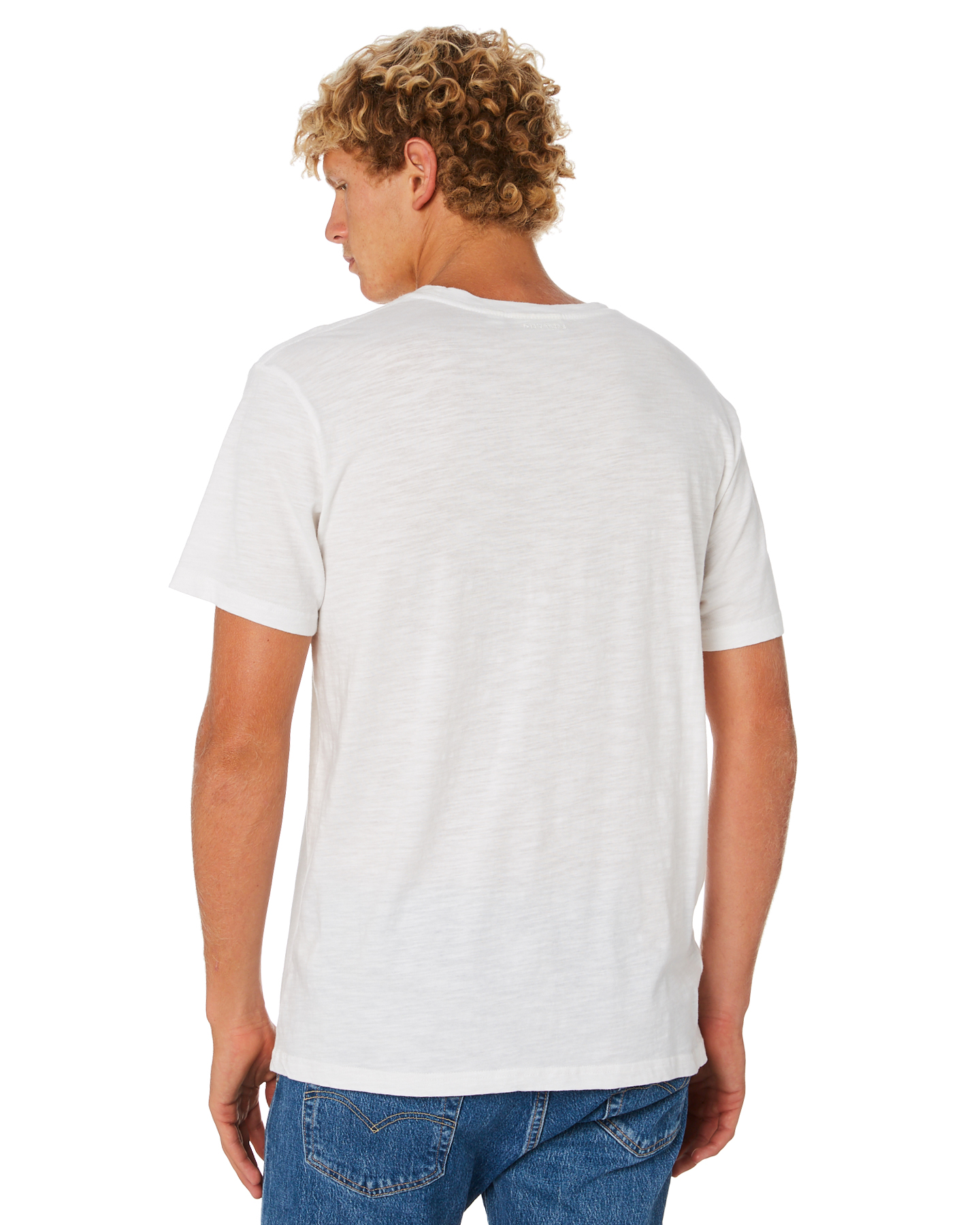 Rhythm Basic Slub Mens T-Shirt - White | SurfStitch