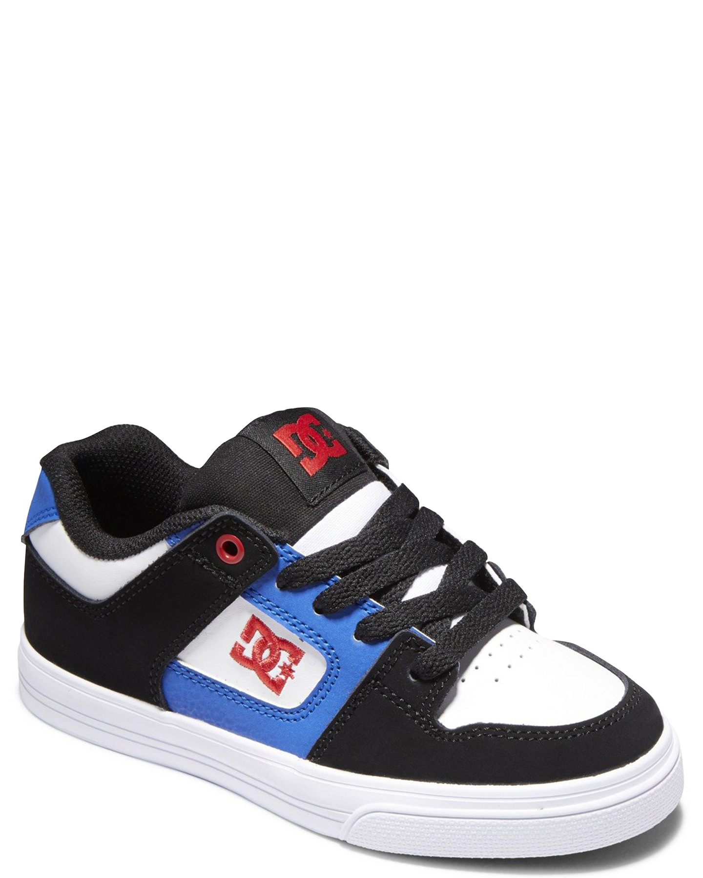 Dc Shoes Youth Pure Shoe - White Black Royal | SurfStitch