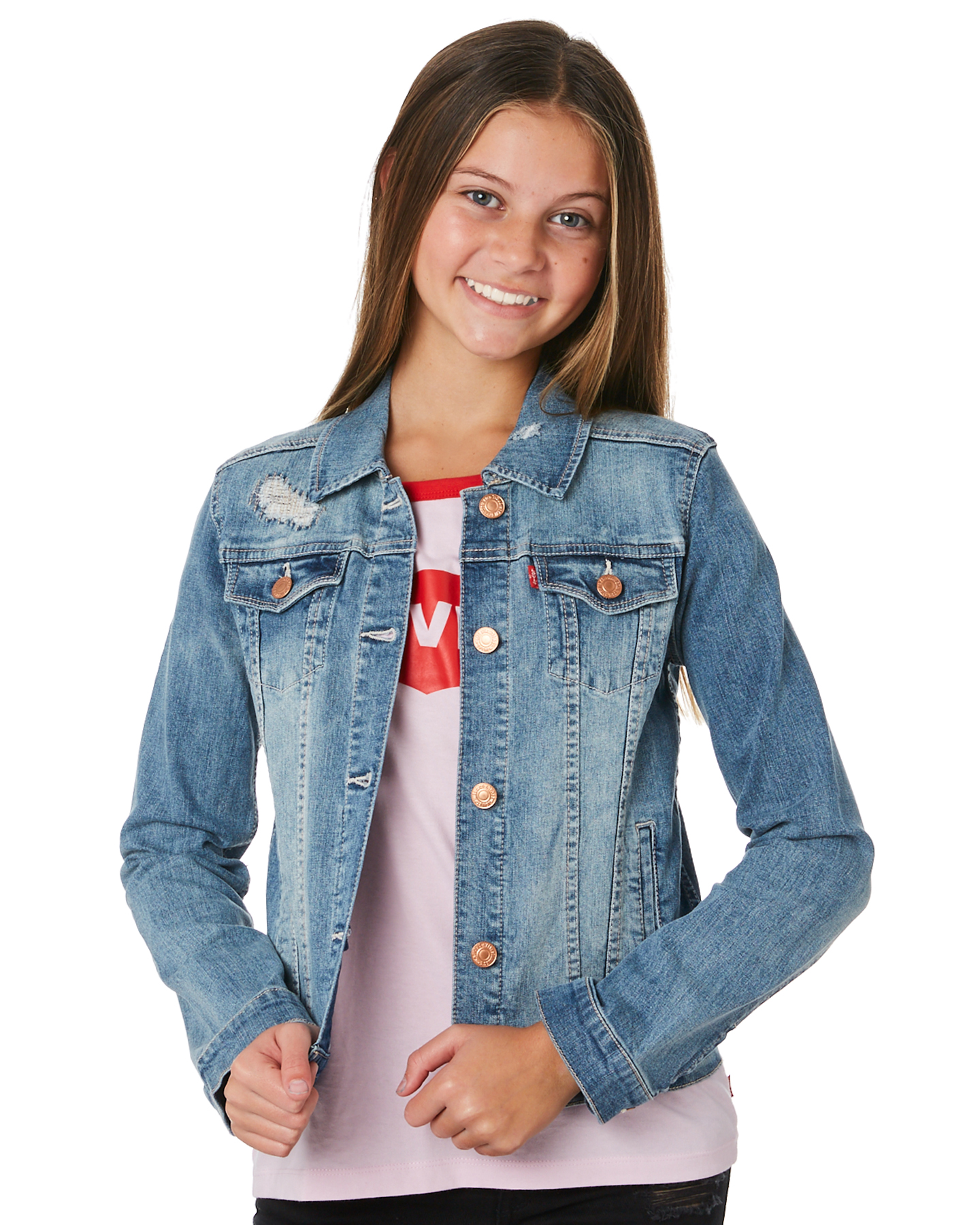 girls levis denim jacket