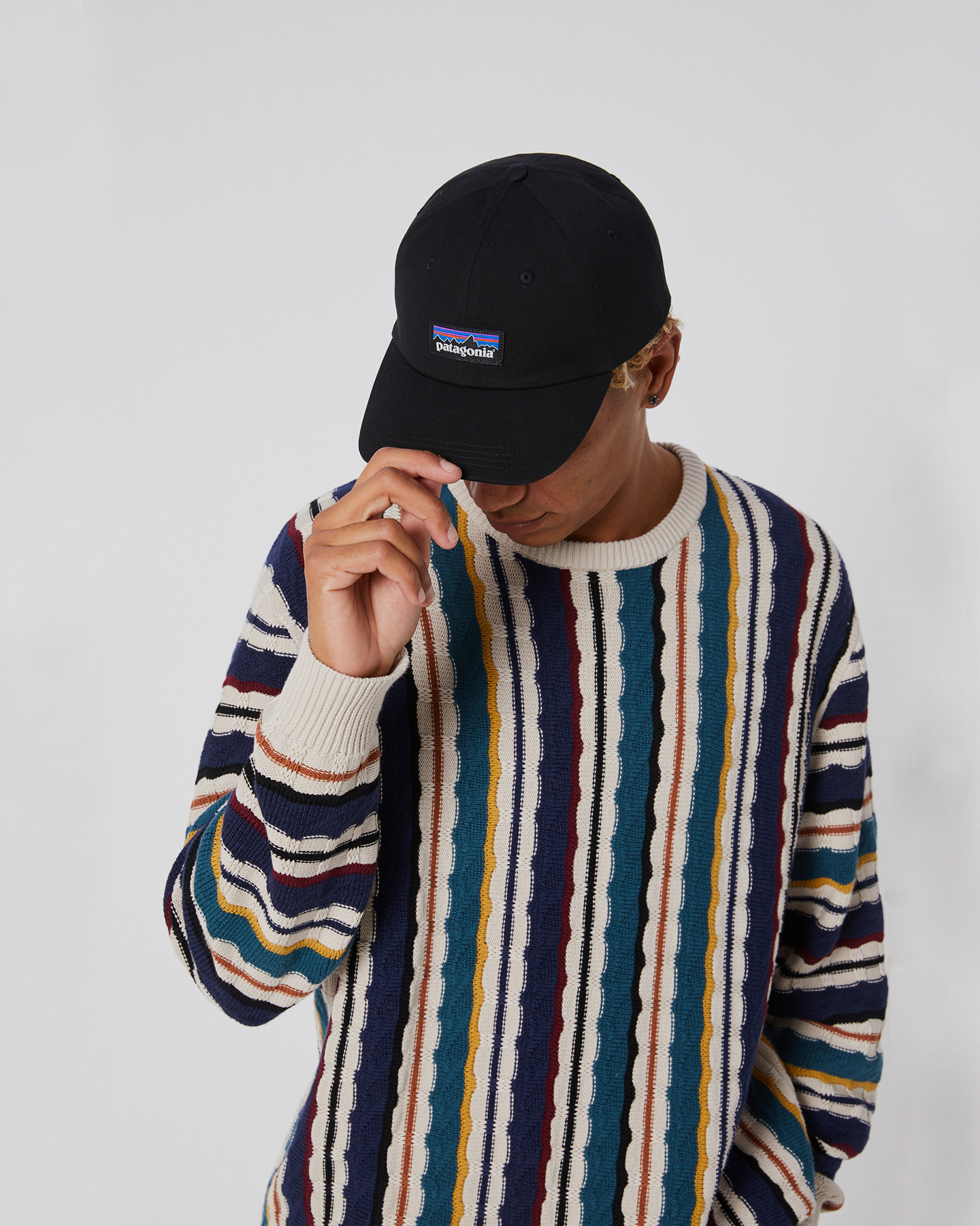 Patagonia P6 Label Trad Cap Black SurfStitch