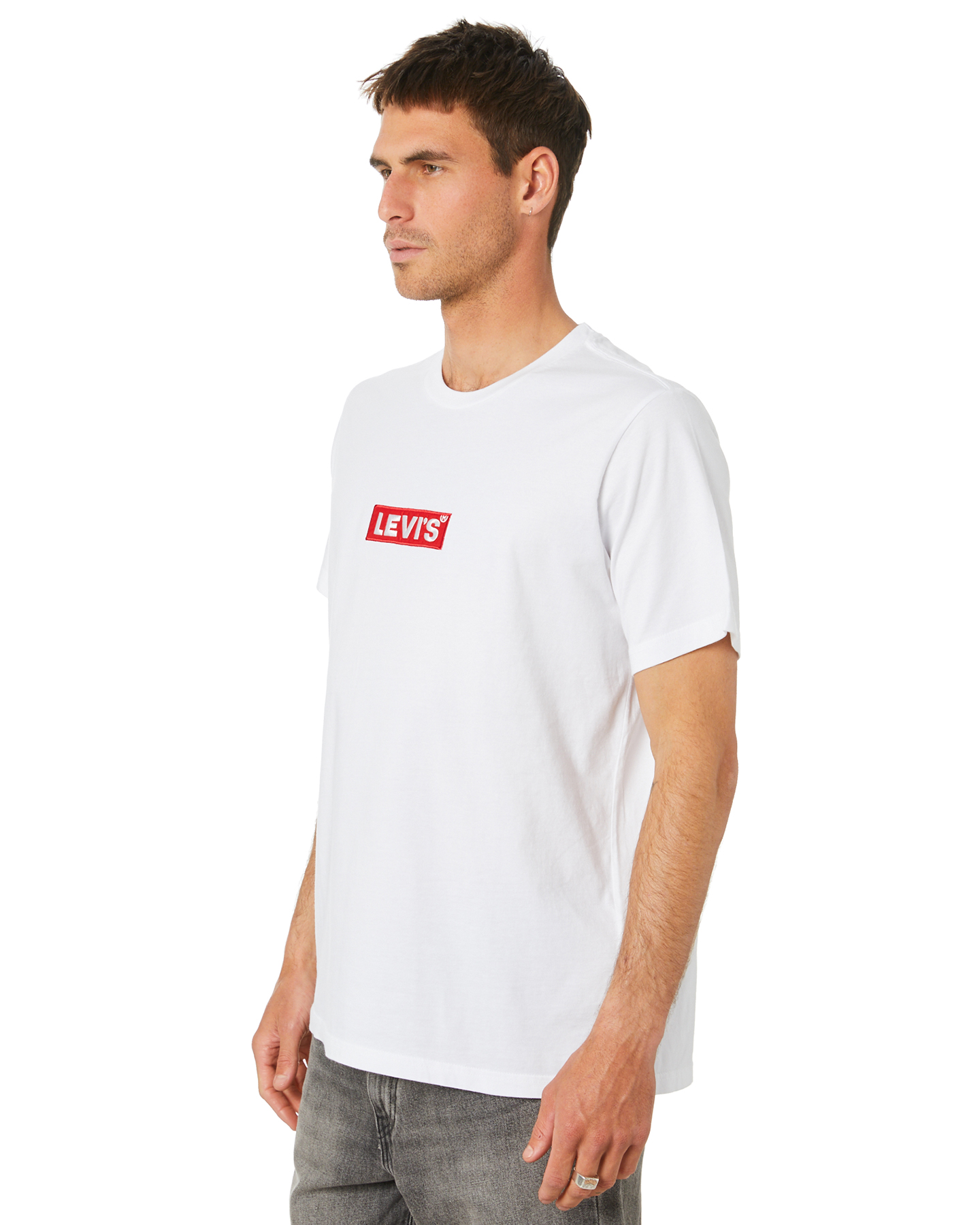 Levi's Relaxed Graphic Boxtab Mens Tee - White | SurfStitch
