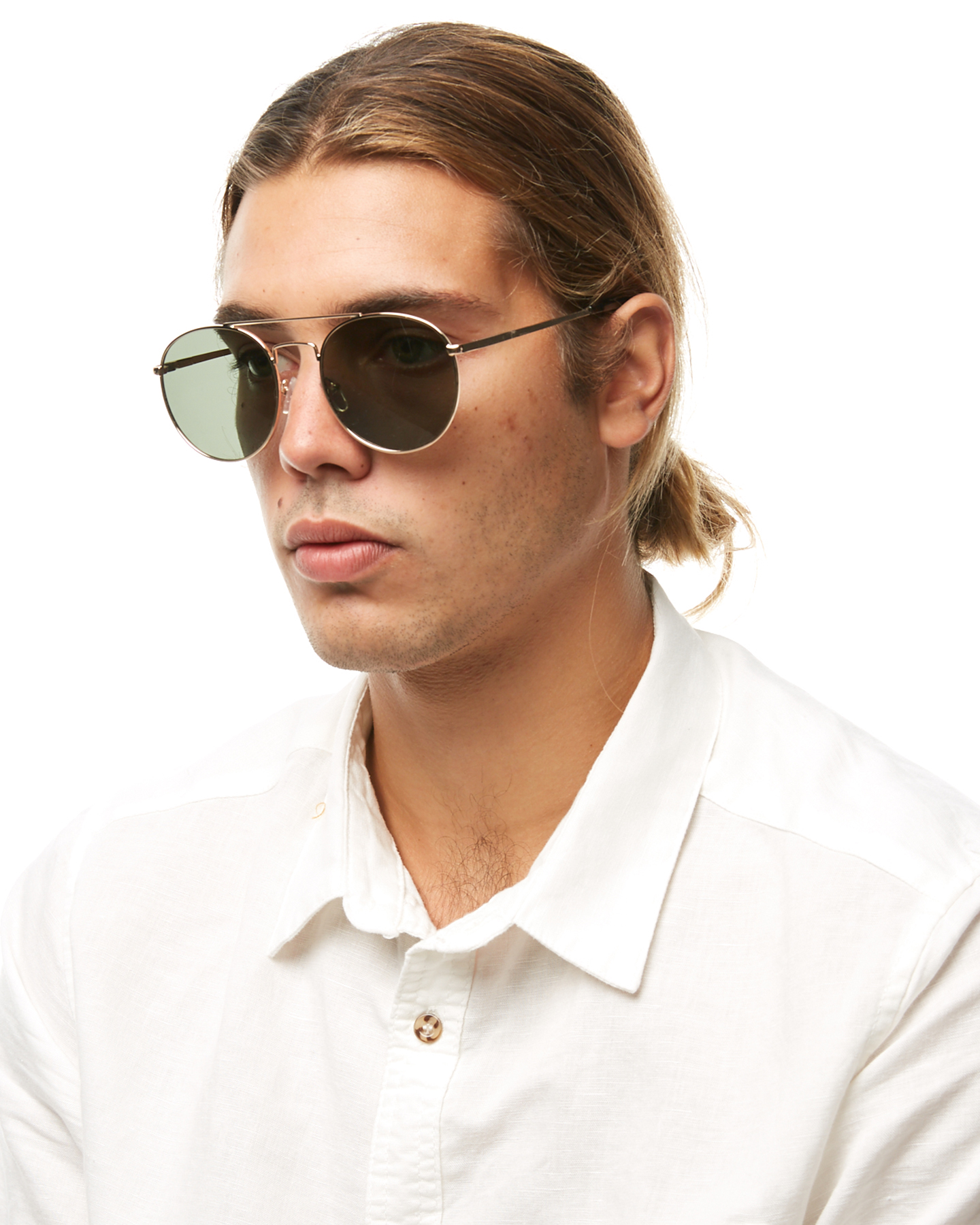 Le Specs Revolution Sunglasses Polarized - Gold | SurfStitch