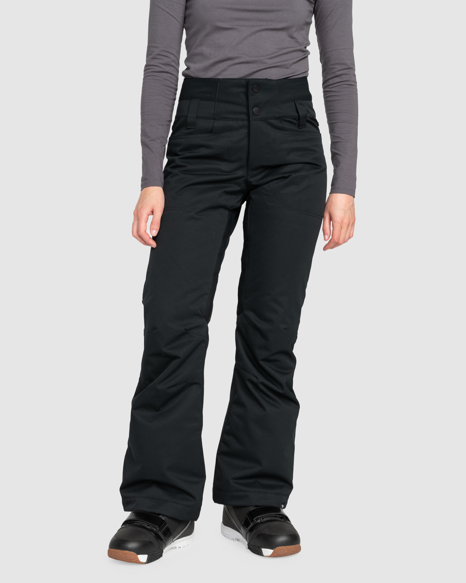 Roxy Womens Diversion Technical Snow Pants - True Black