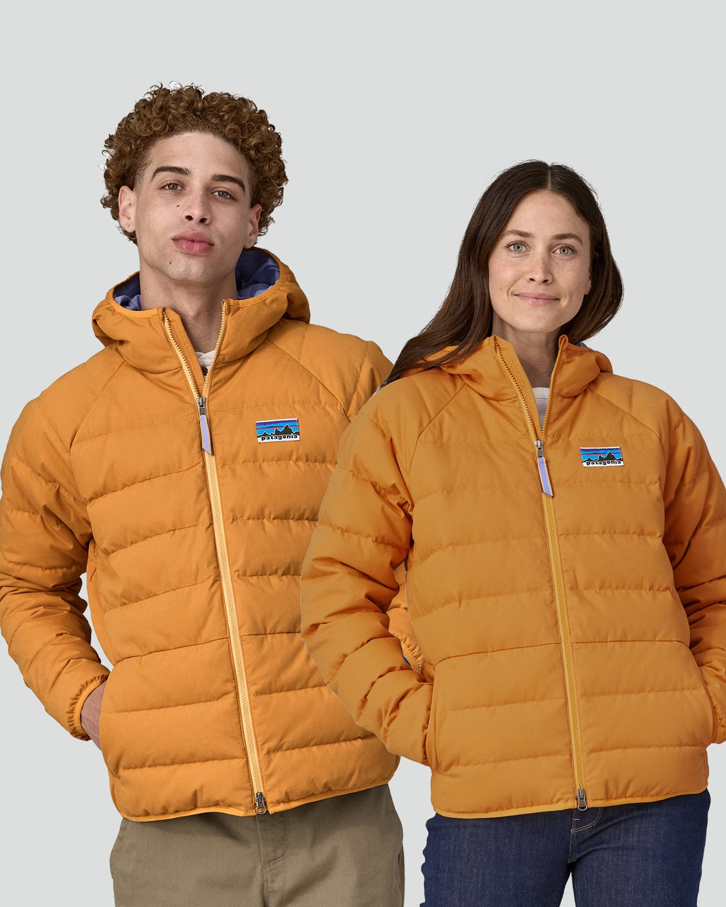 Patagonia orange down jacket cheap