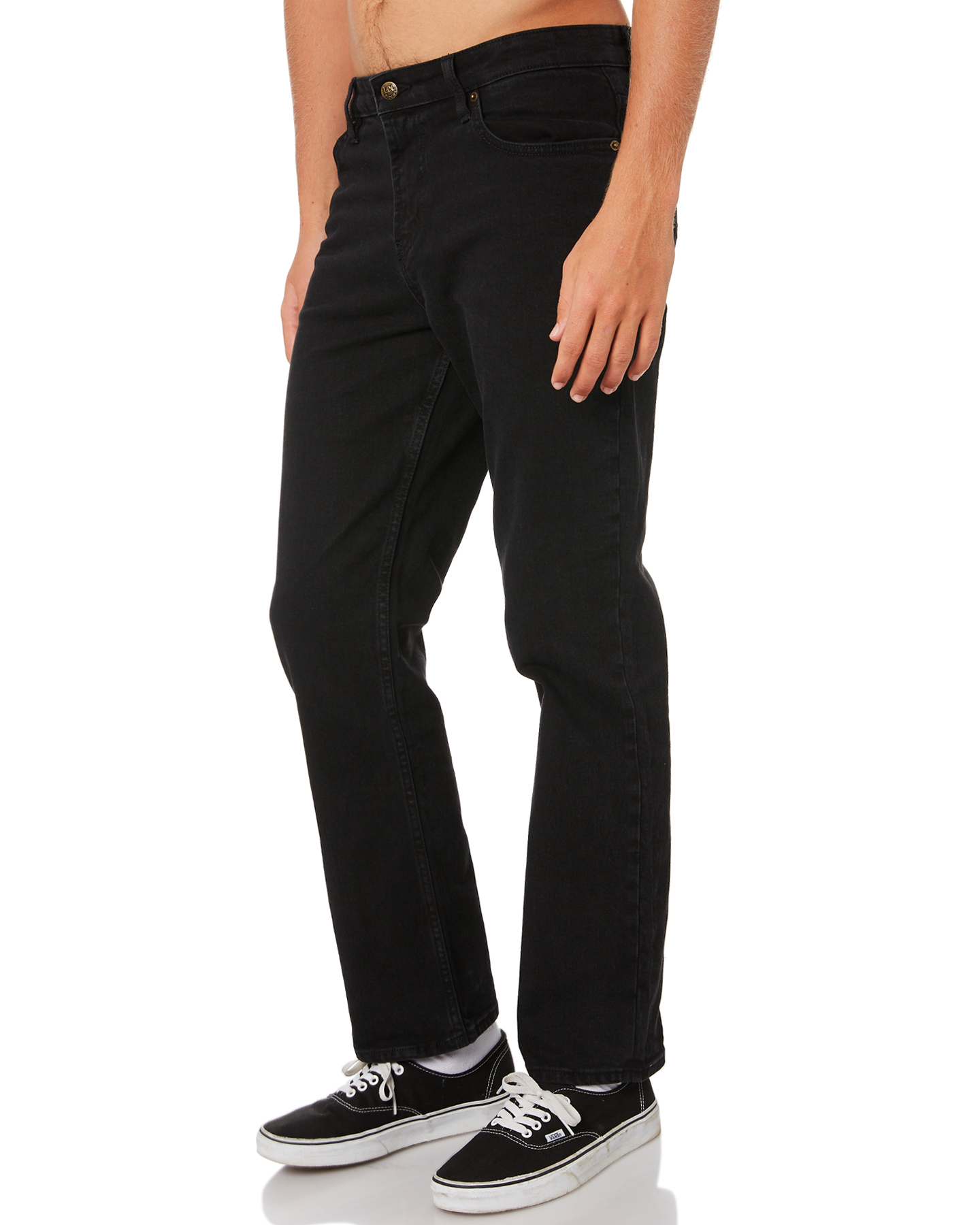 Riders By Lee Classic Straight Mens Jean - Worn Black | SurfStitch
