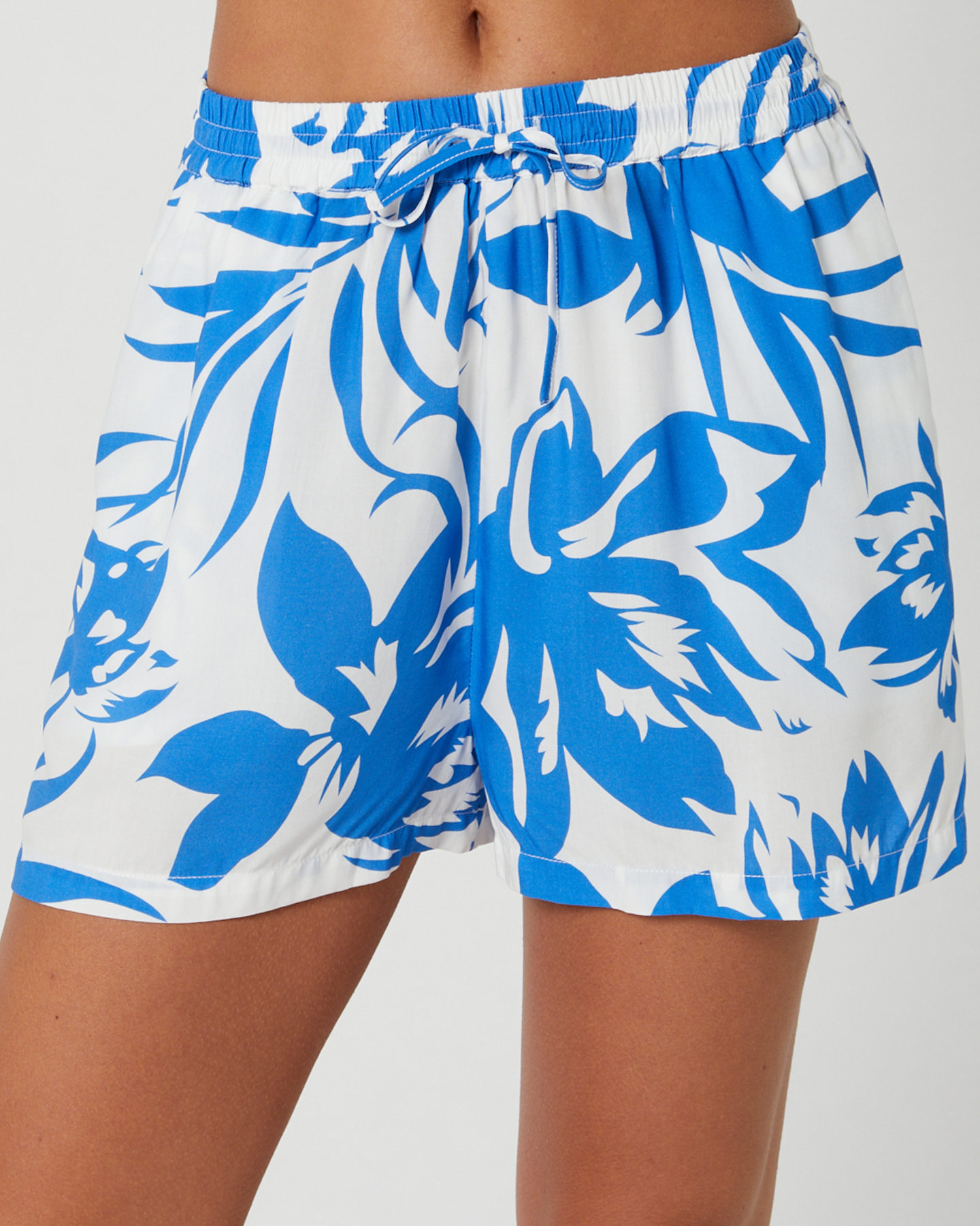 Minkpink Raven Shorts Blue Floral SurfStitch