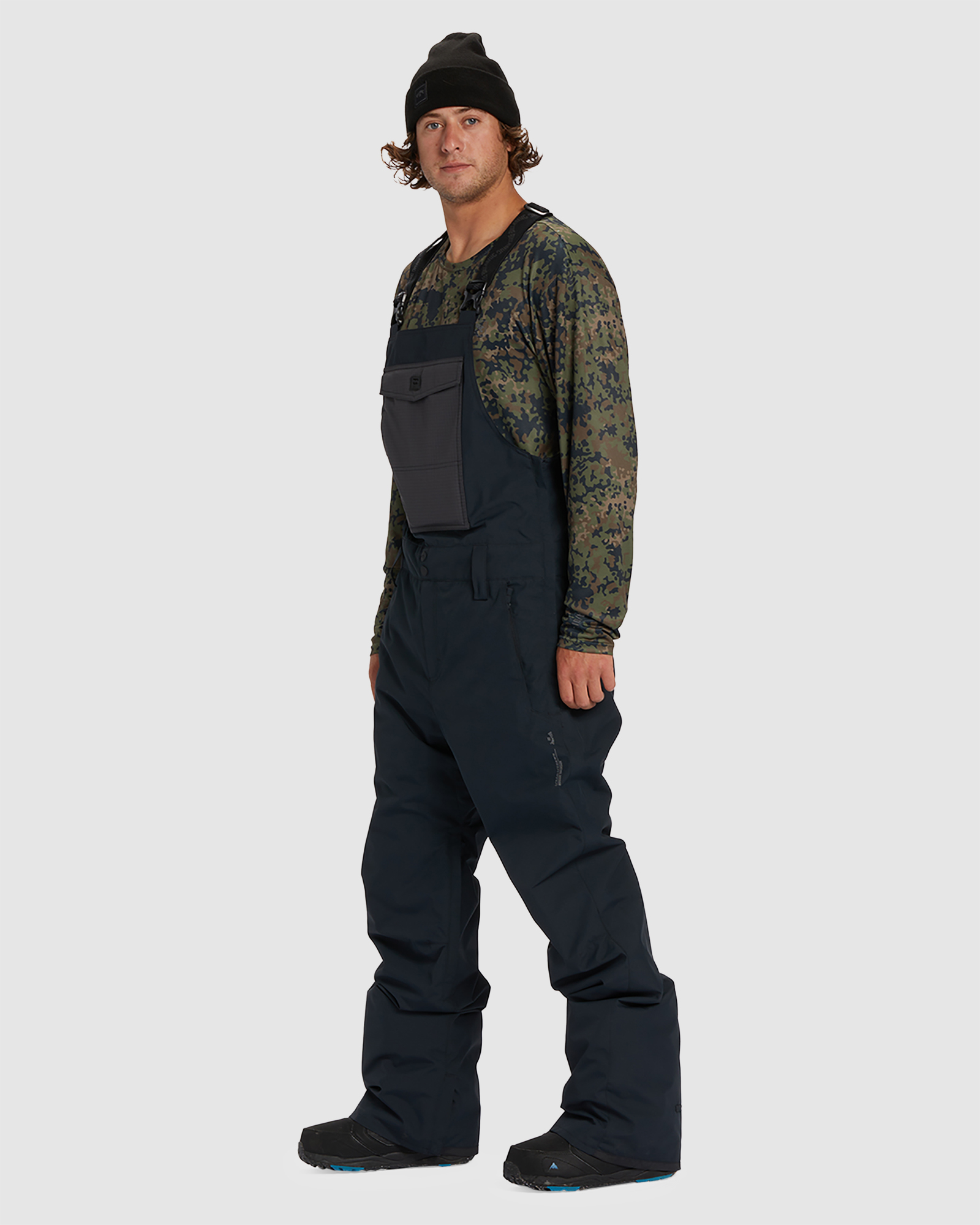 Billabong Outsider Bib Pants Black SurfStitch