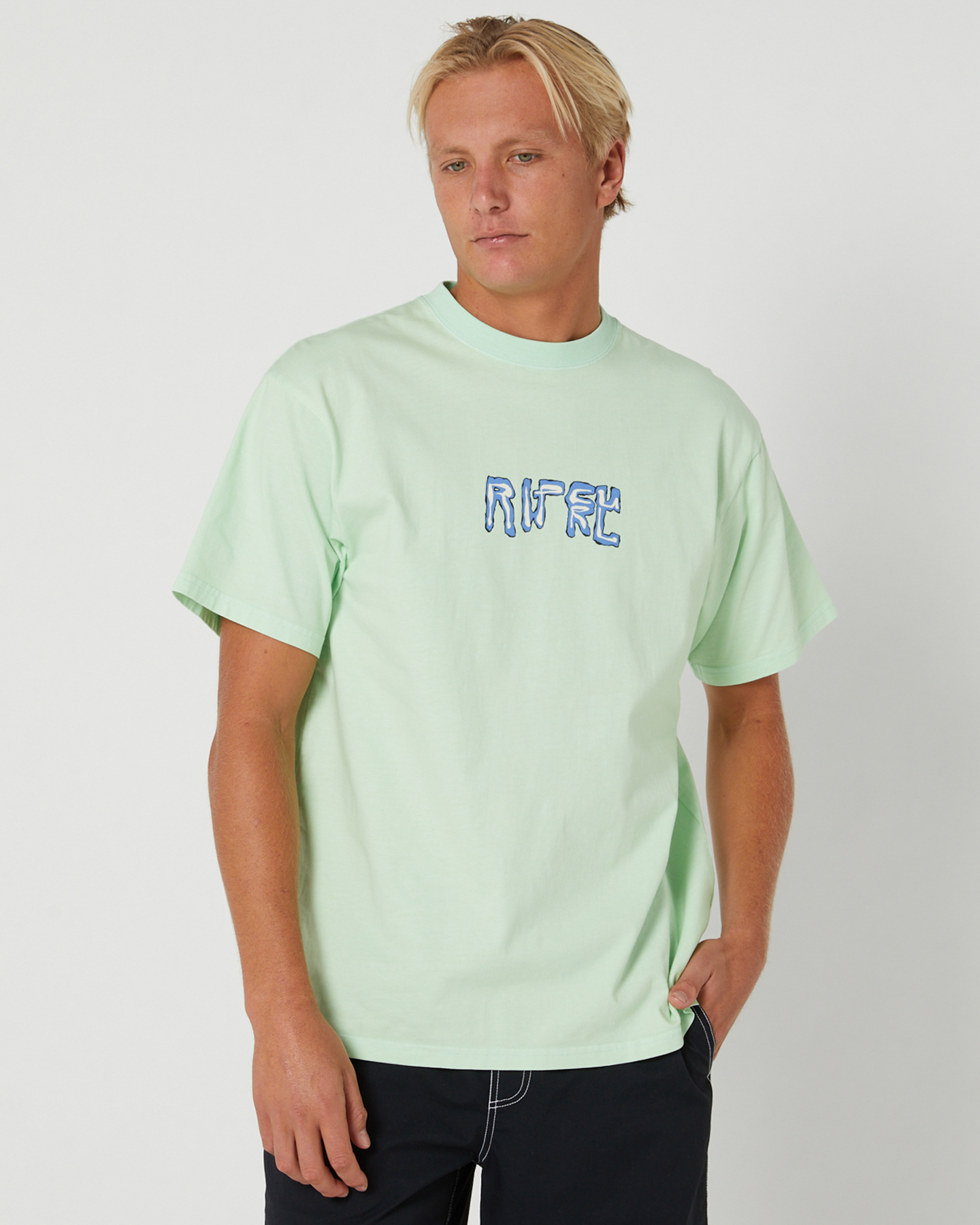 Rip Curl Archive Solid Rock Tee - Light Green | SurfStitch