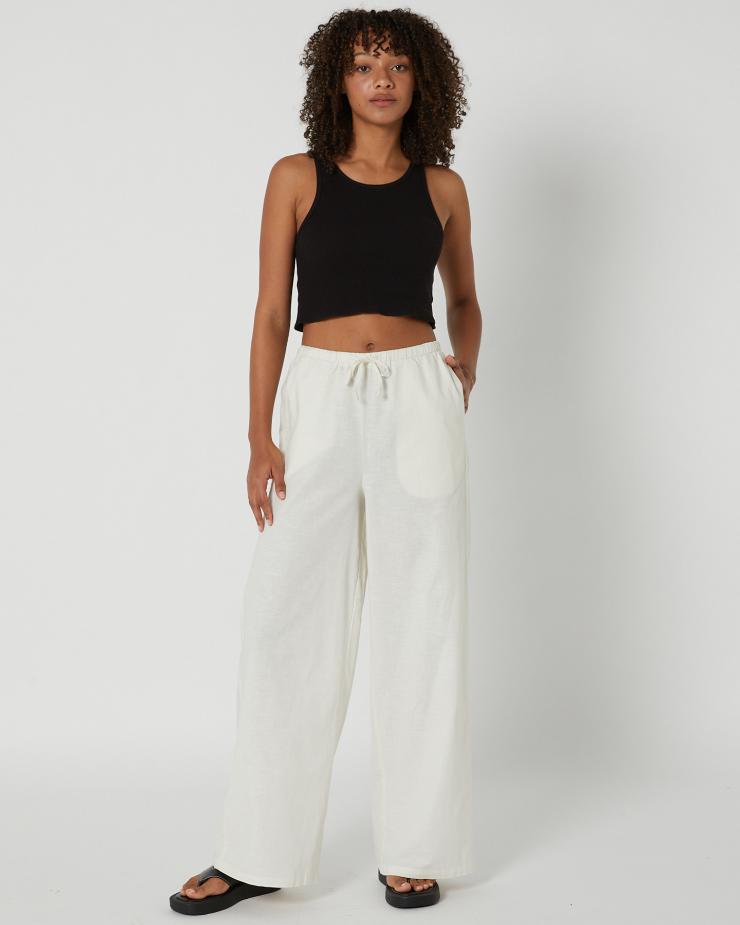 Ivory ladies trousers outlet
