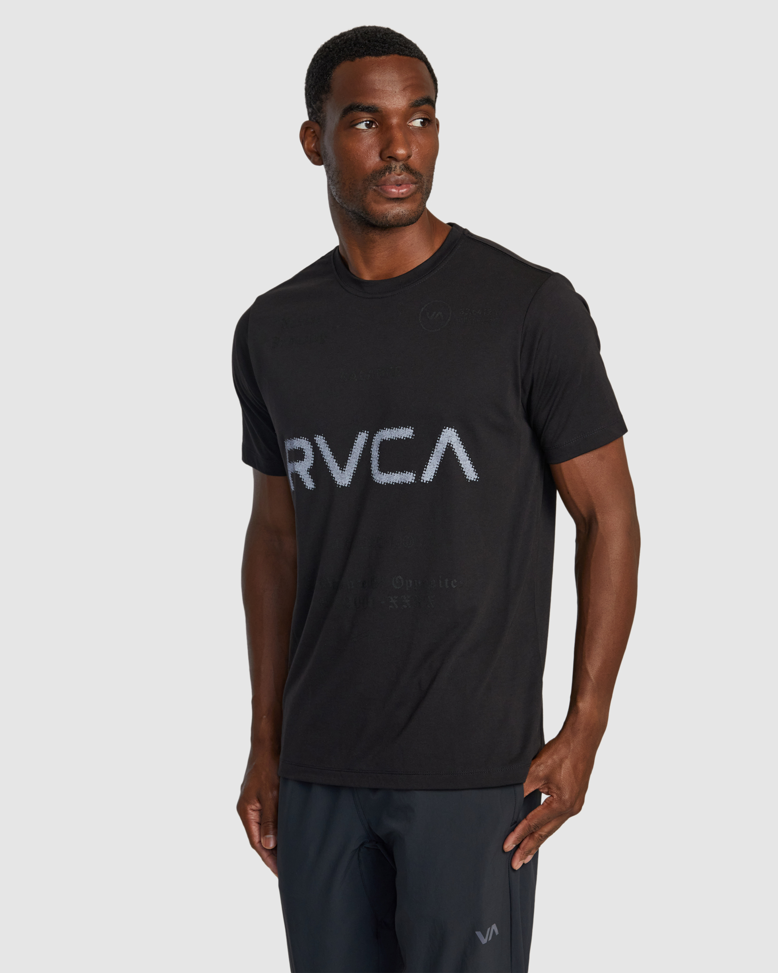 Rvca Va Sport Tee Black SurfStitch