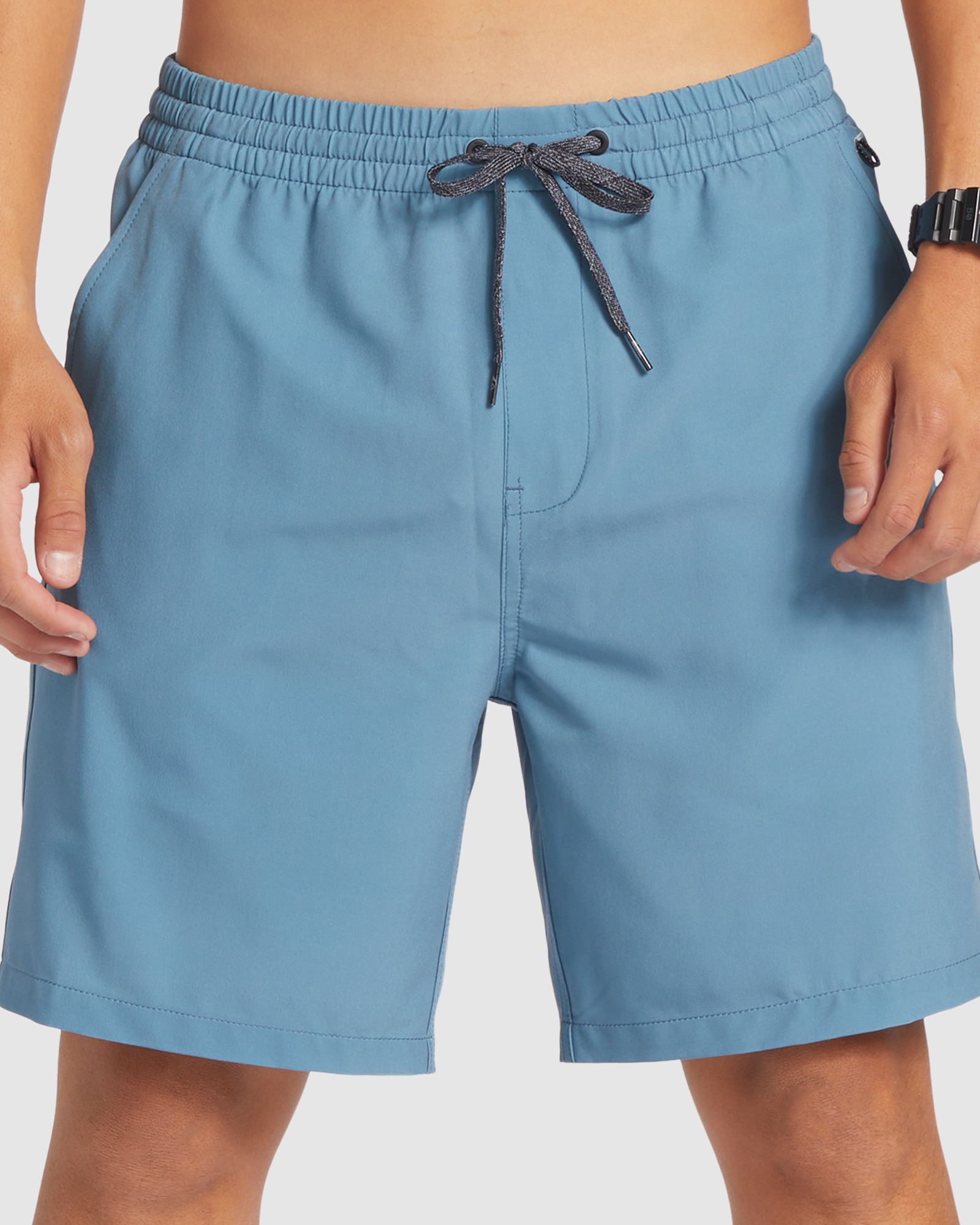 Quiksilver Mens Ocean Elastic 18 Inch Amphibian Shorts - Aegean Blue ...