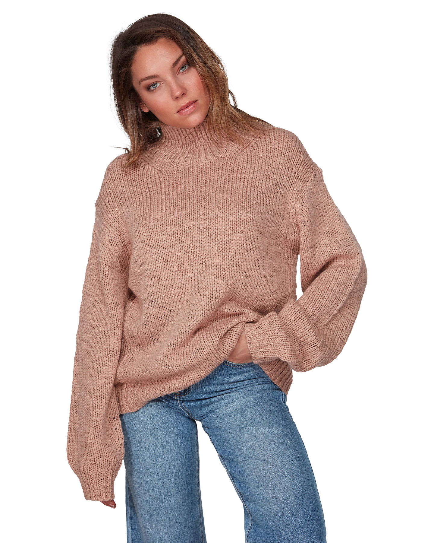 Billabong Chella Sweater - Blush | SurfStitch
