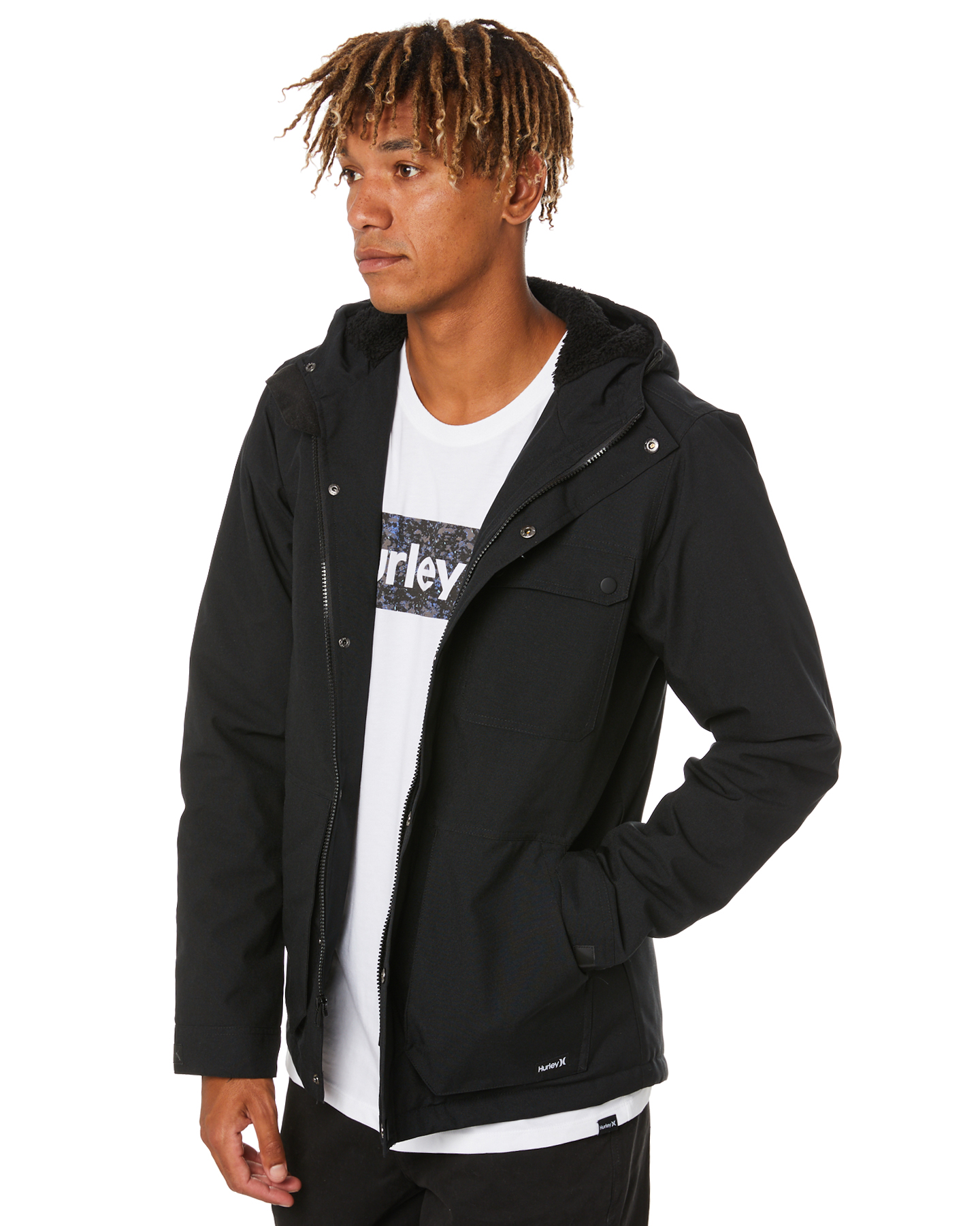 Hurley Collider Mens Jacket - Black | SurfStitch