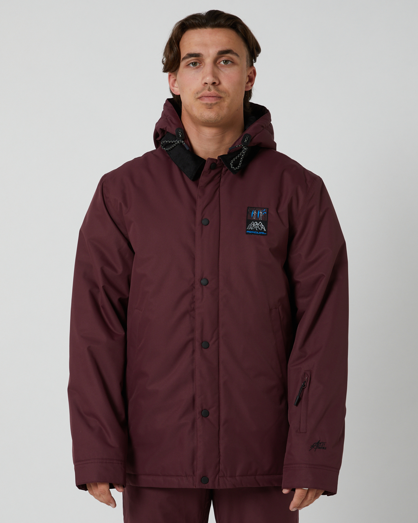 Rip Curl Coaches 10K Jacket Wineberry SurfStitch