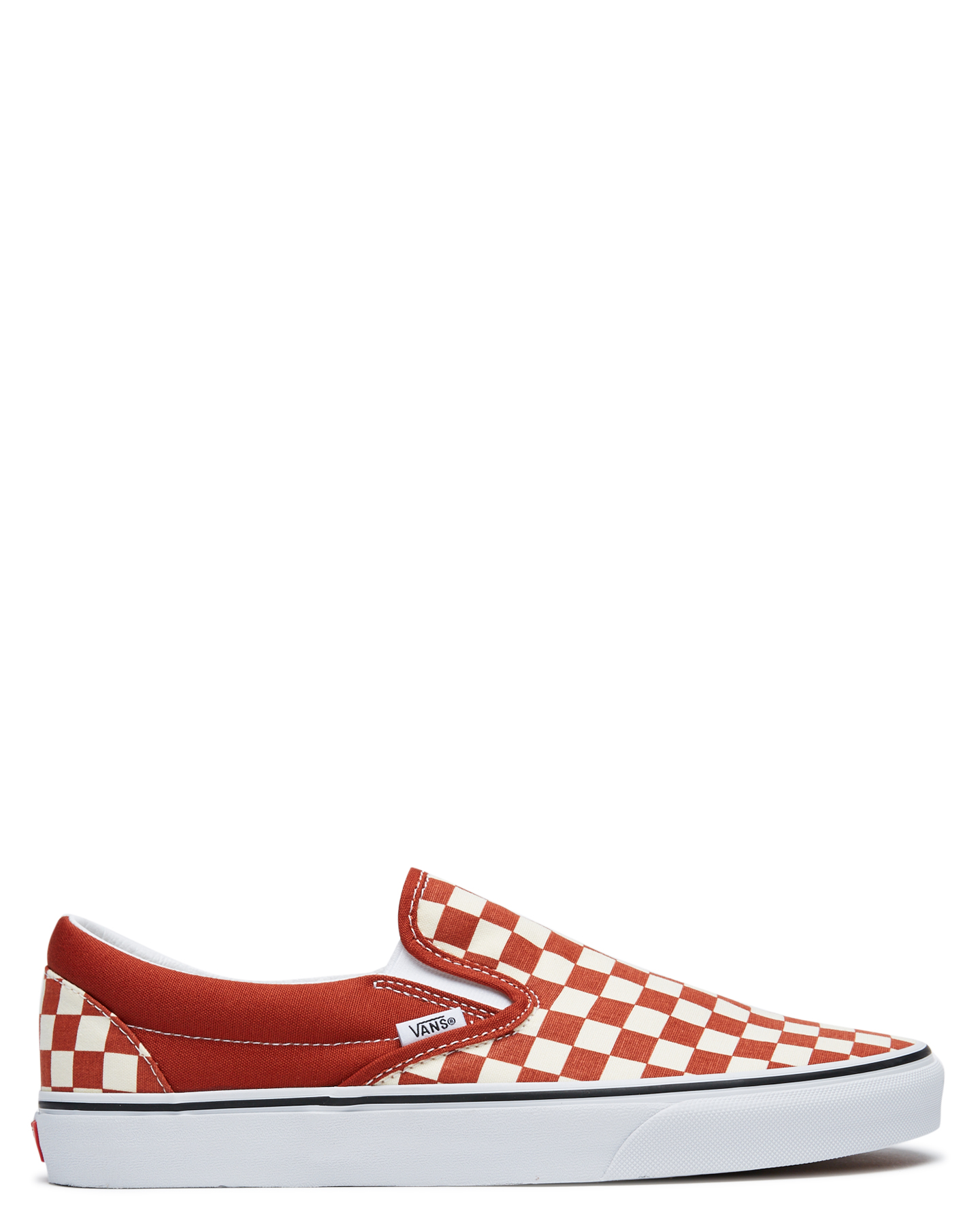 vans slip ons red