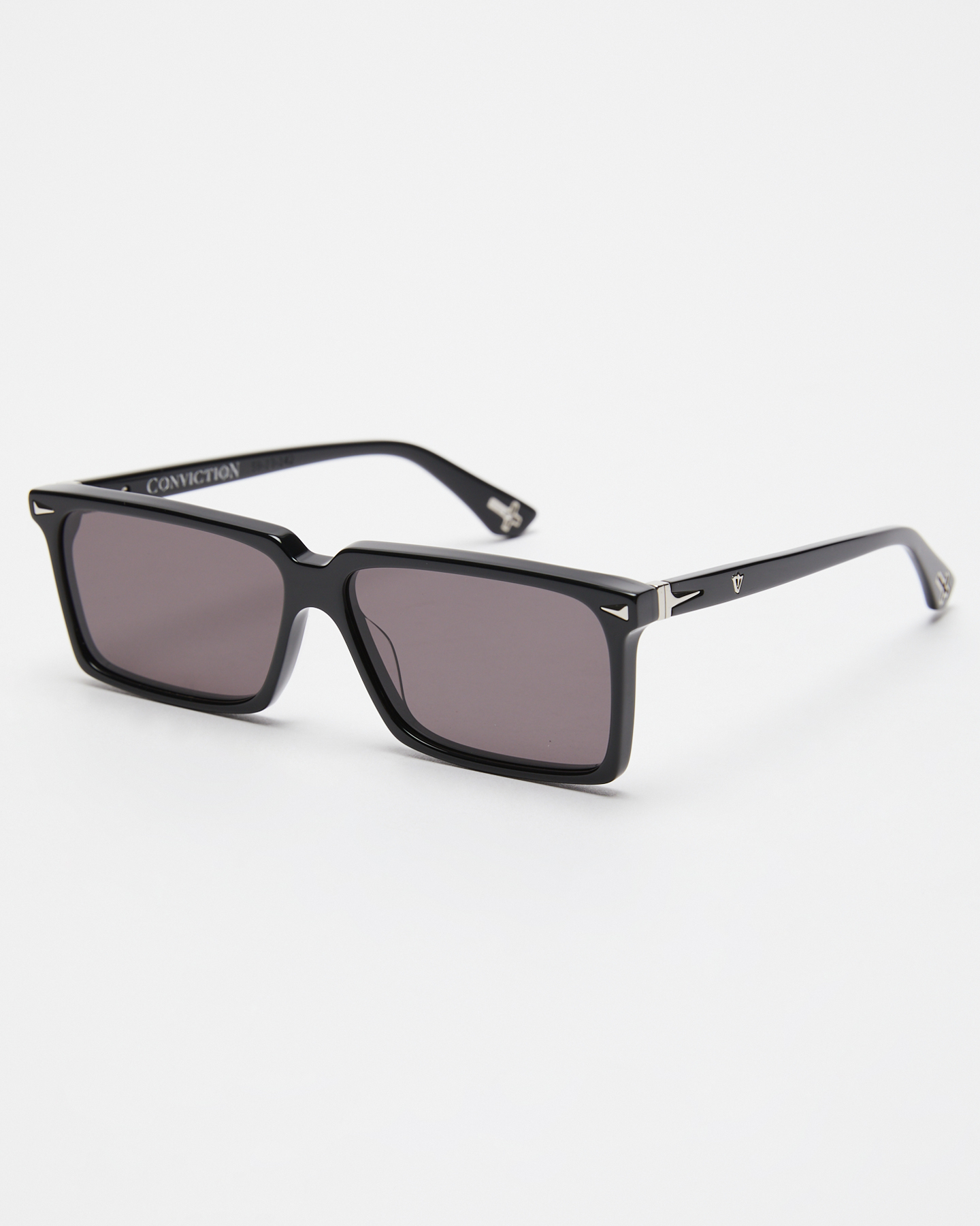 Valley Conviction Sunglasses - Gloss Black | SurfStitch