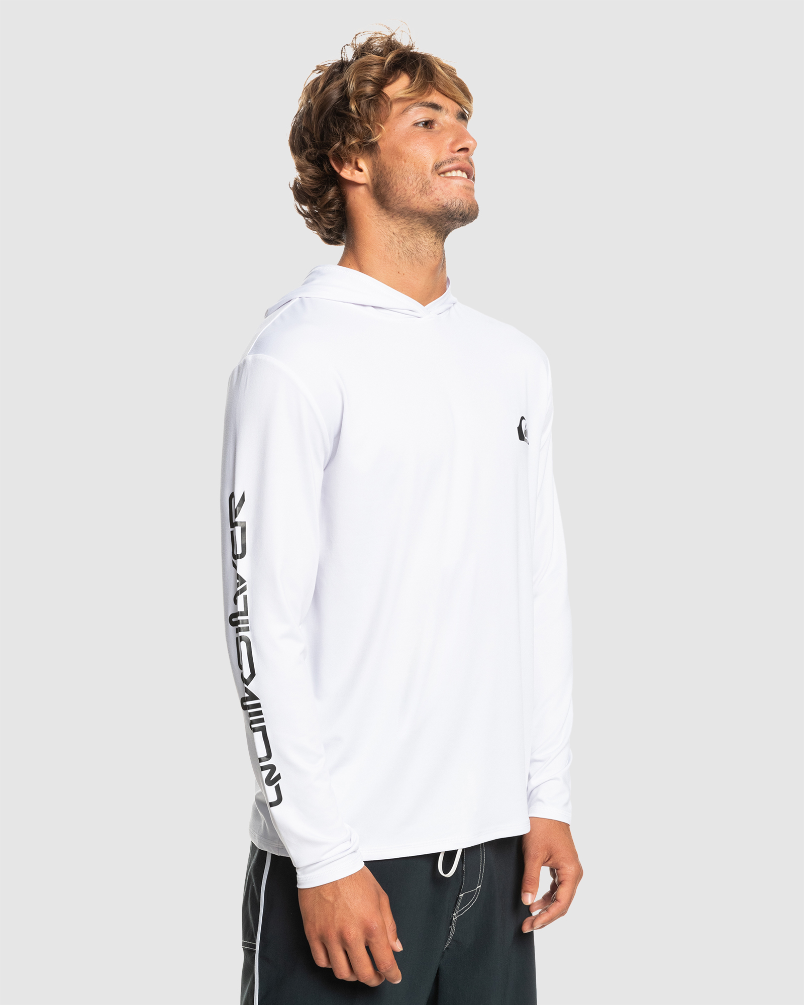 Quiksilver Omni Session - Ls Surf Tee For Men - White | SurfStitch