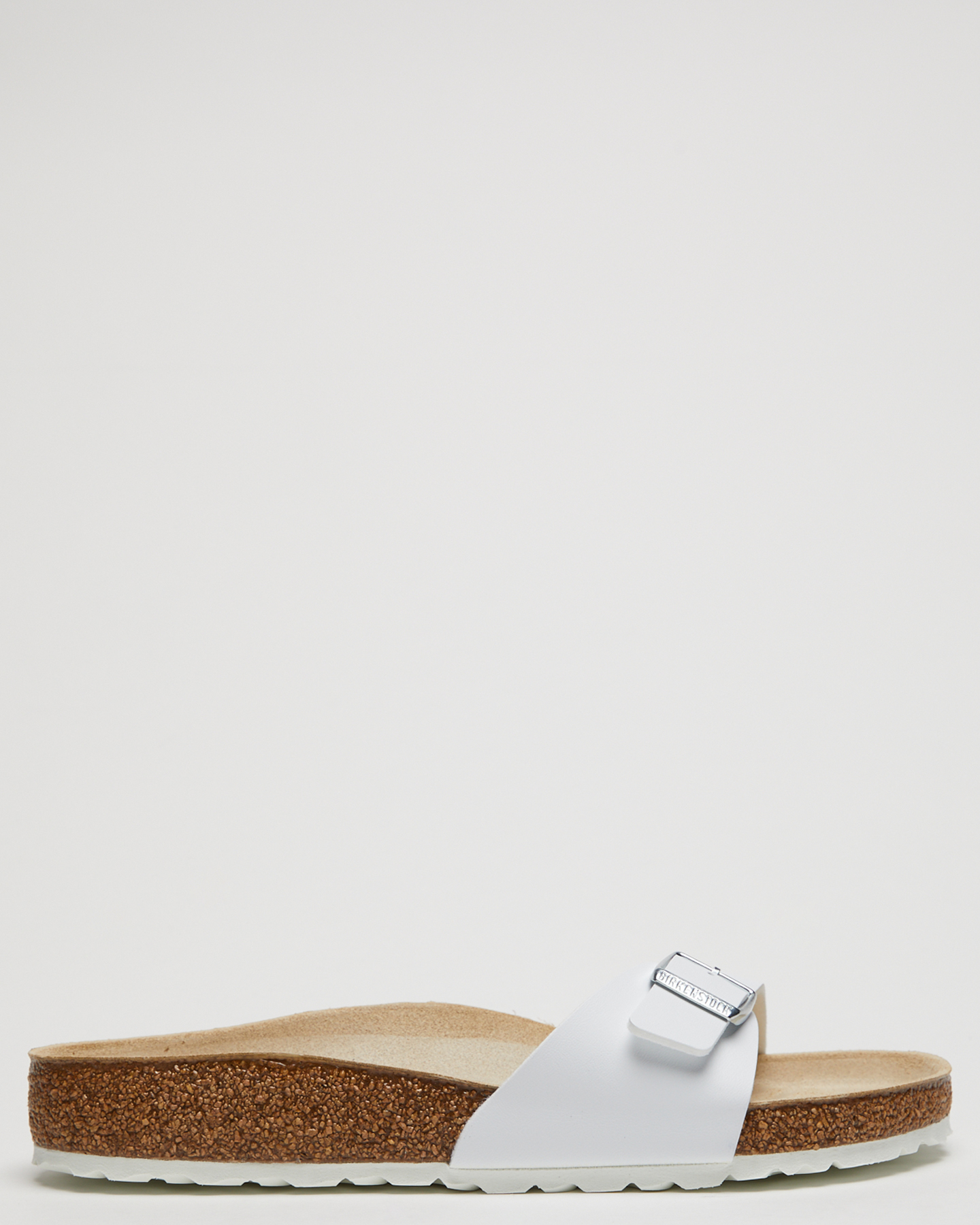 Birkenstock Womens Regular Madrid Sandal White SurfStitch