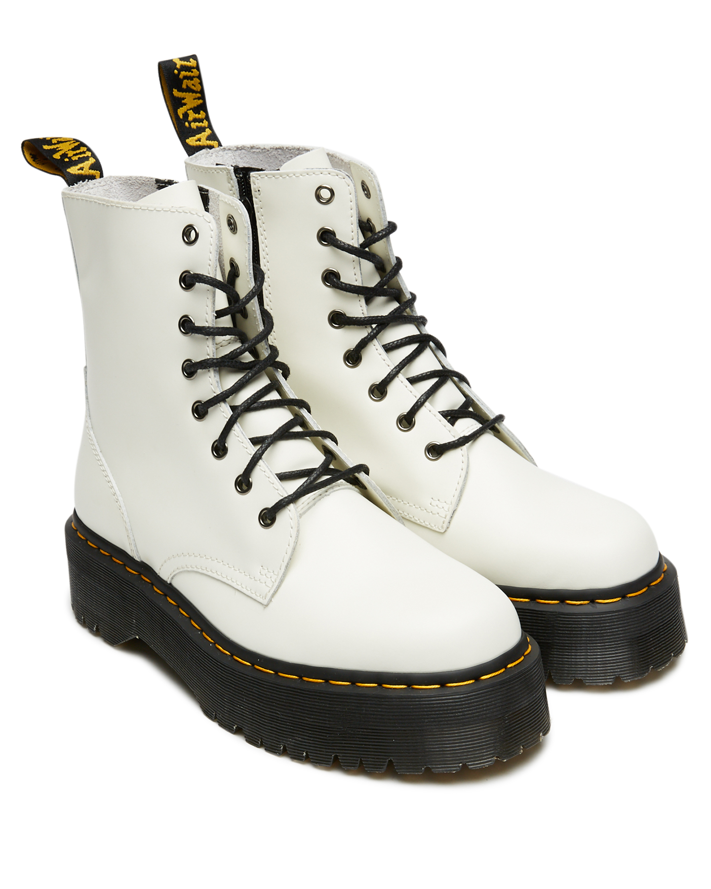 platform doc martens zipper