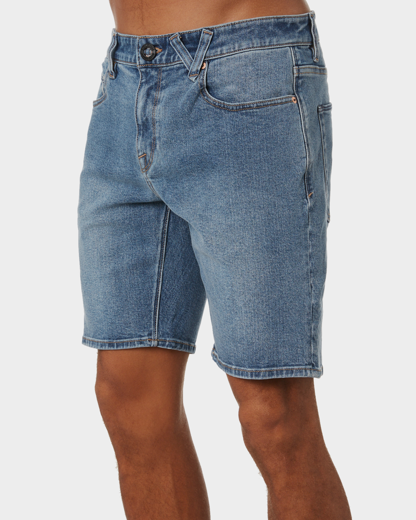 Volcom Solver Mens 19In Denim Short - Old Town Indigo | SurfStitch