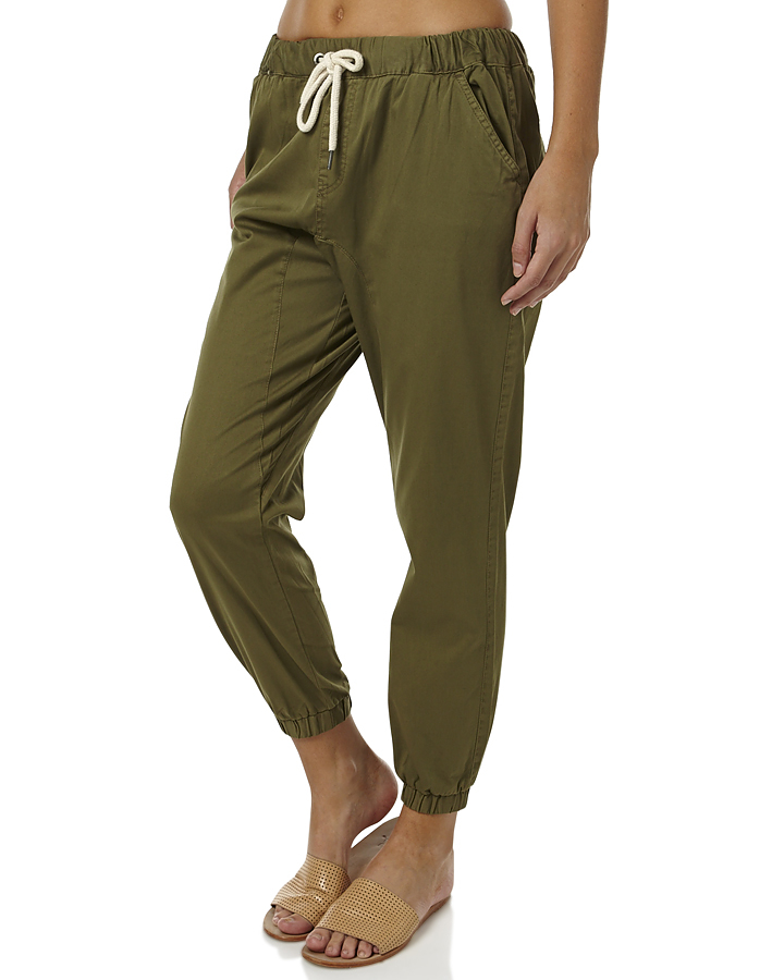 All About Eve Florida Chino Womens Pant - Kahki | SurfStitch