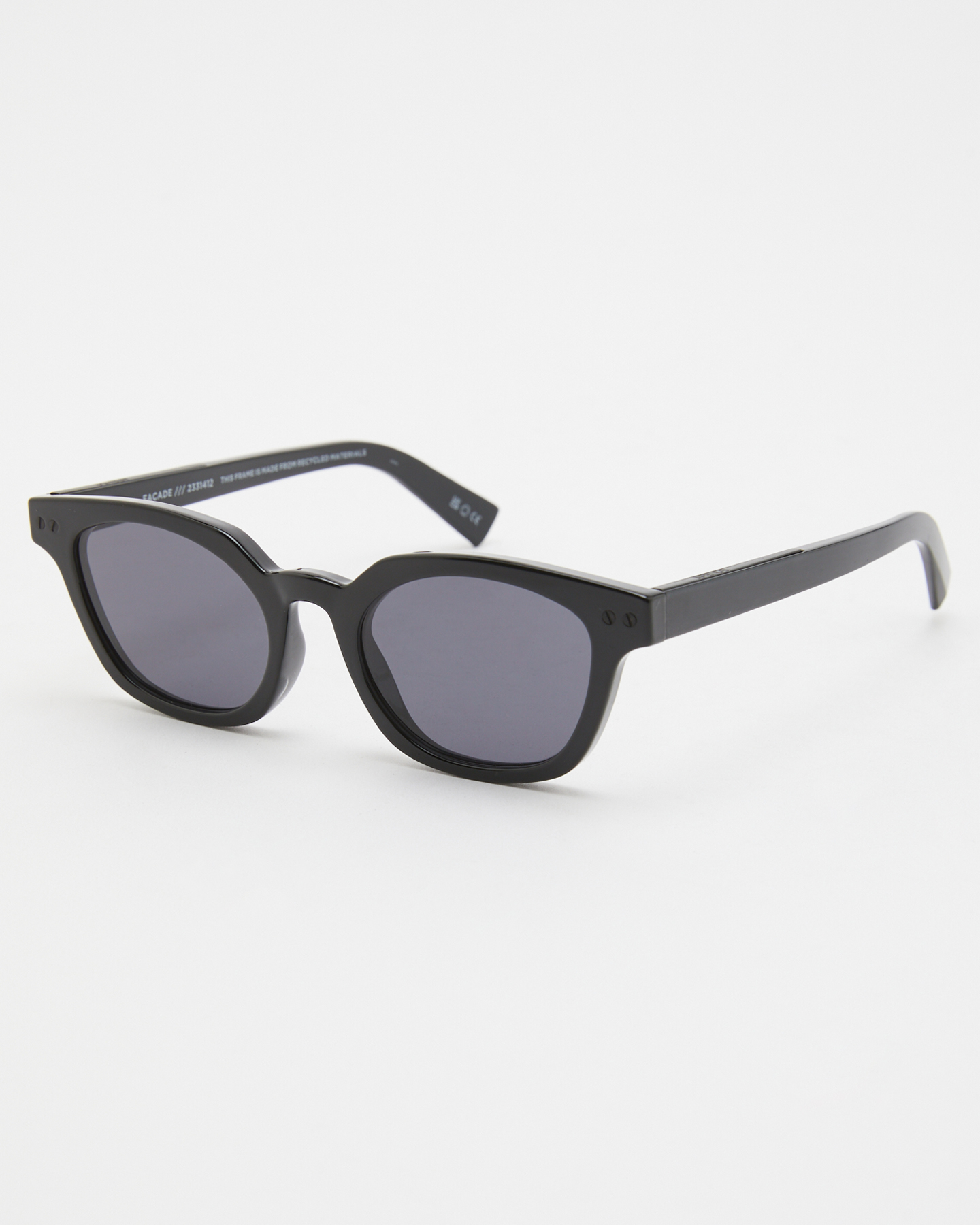 Le Specs Afends Facade Sunglasses - Black Smoke Mono | SurfStitch
