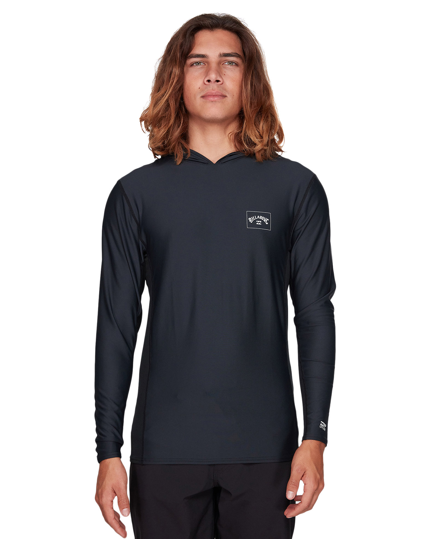 Billabong Arch Mesh Hood Lf Long Sleeve - Black | SurfStitch