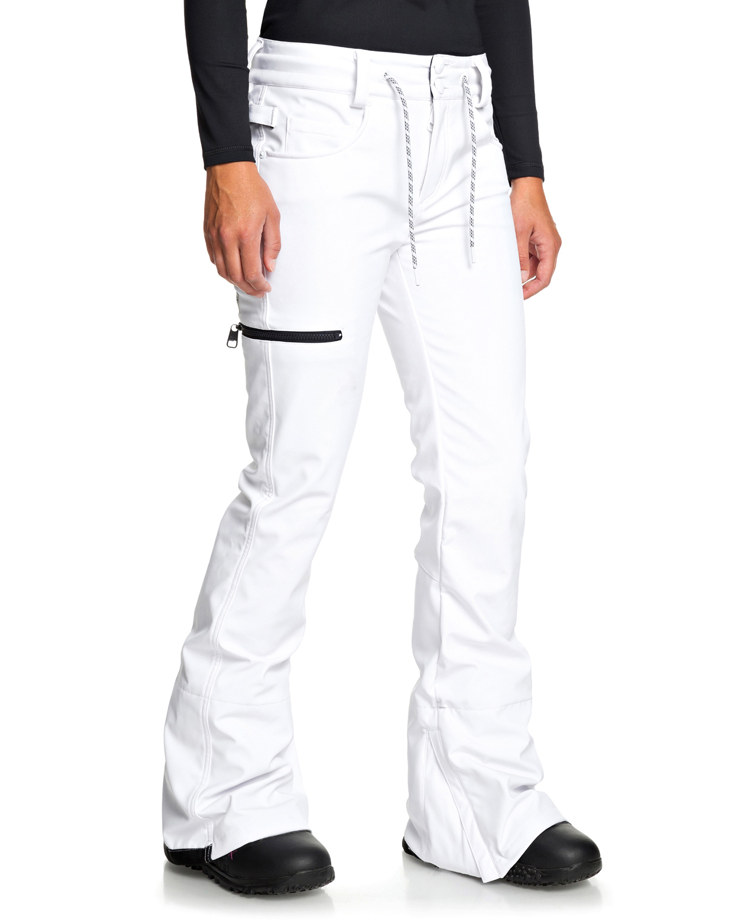 Dc Shoes Womens Viva Softshell Snow Pant - White | SurfStitch