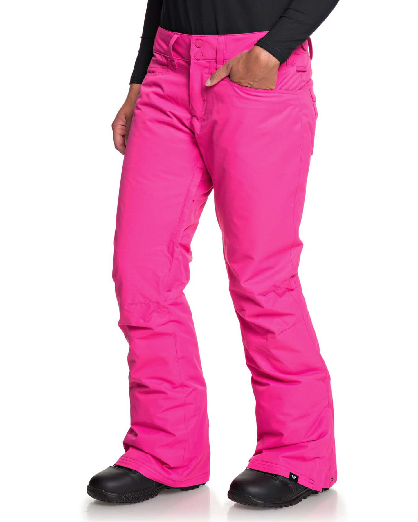 Roxy Womens Backyard Snow Pants - Beetroot Pink SurfStitch