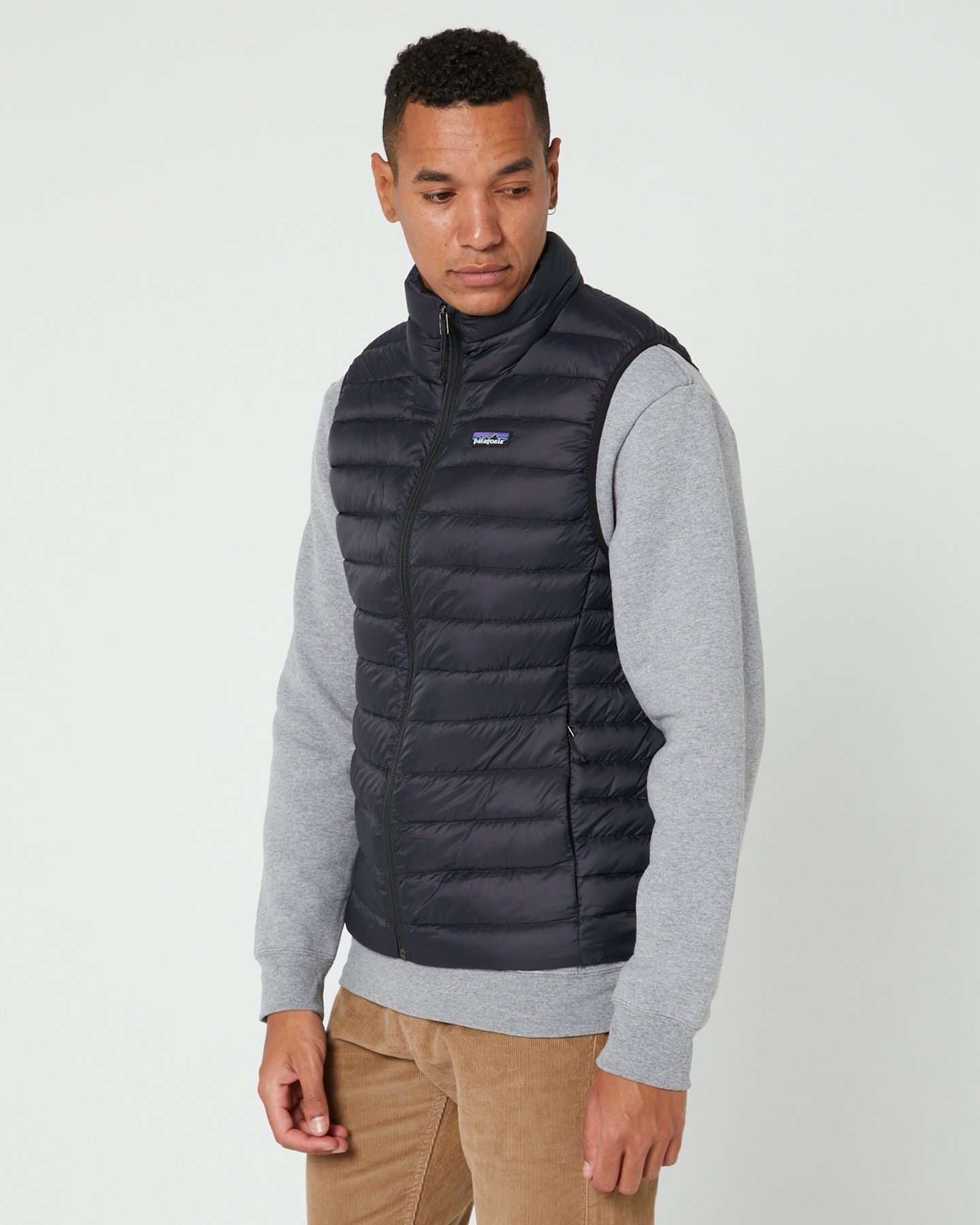 Patagonia down discount sweater vest black