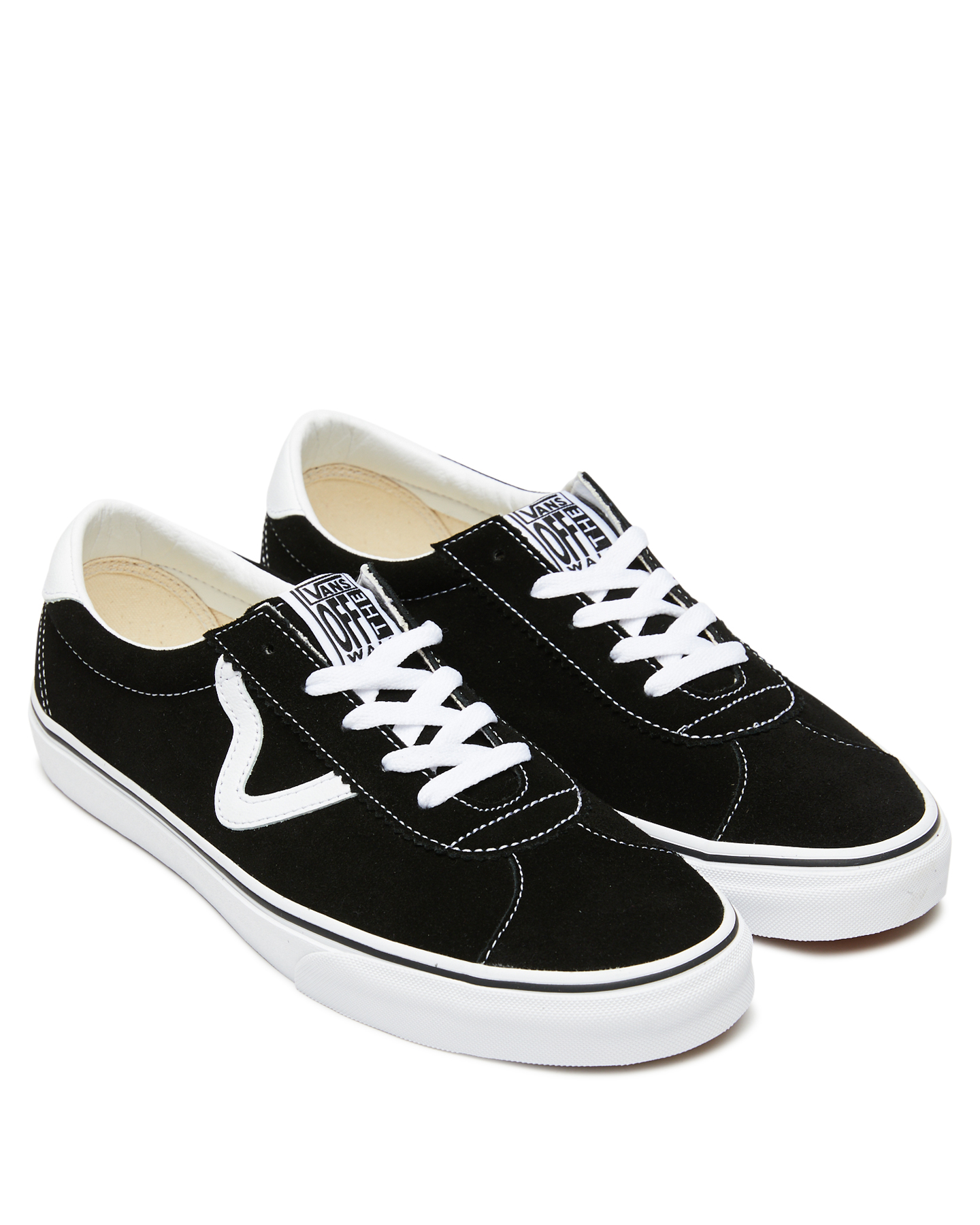 Vans Mens Vans Sport Suede Shoe Black SurfStitch