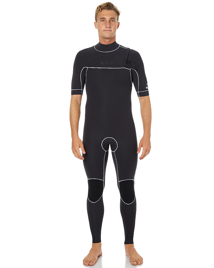 Nche Wetsuits 2X2 Stitch Short Arm Black White SurfStitch