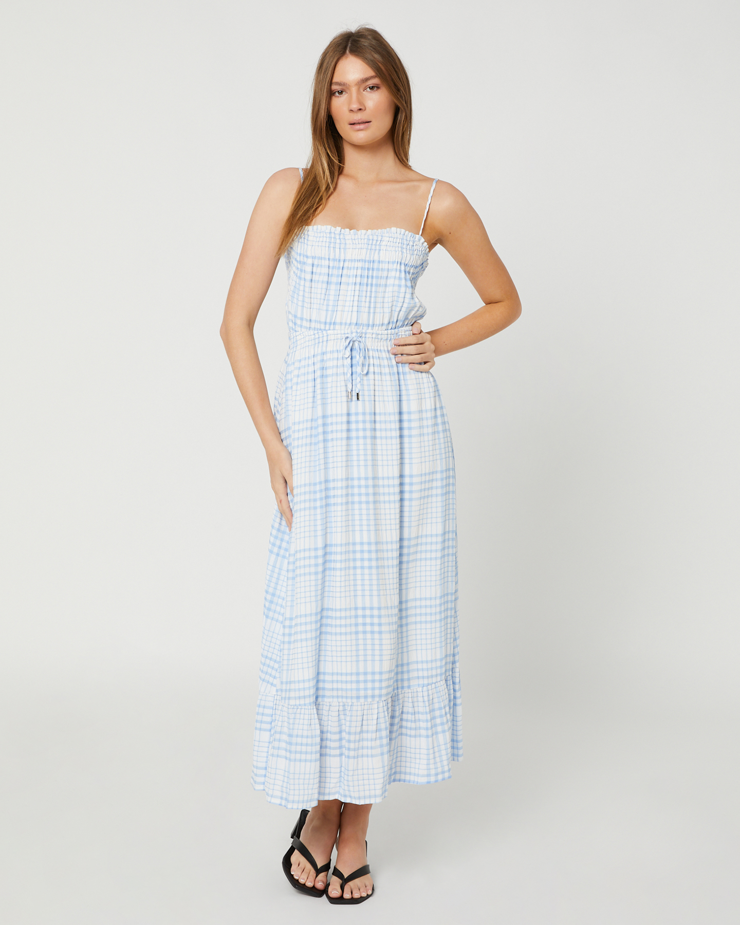 Minkpink gingham dress on sale