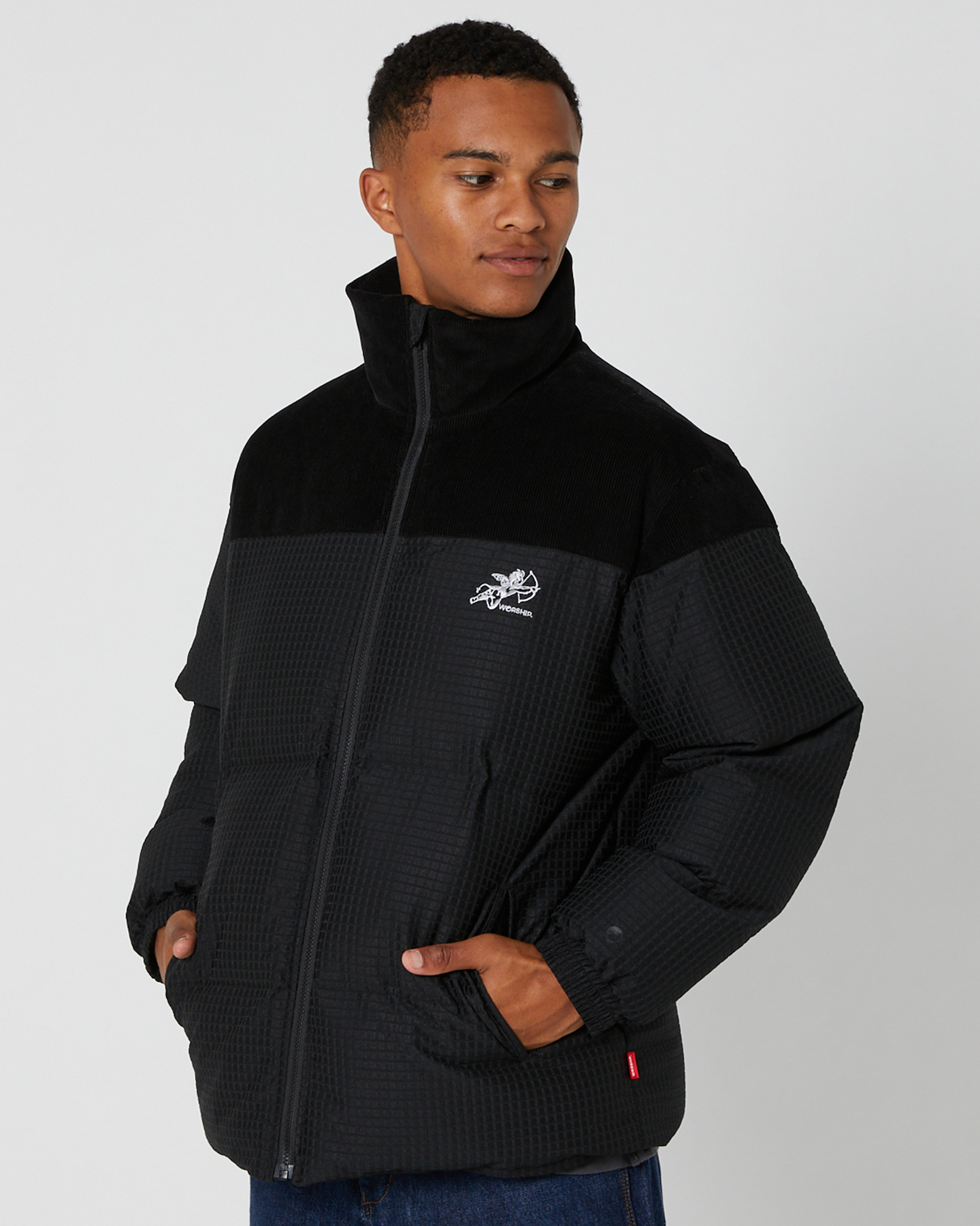 North face nuptse black mens cheap
