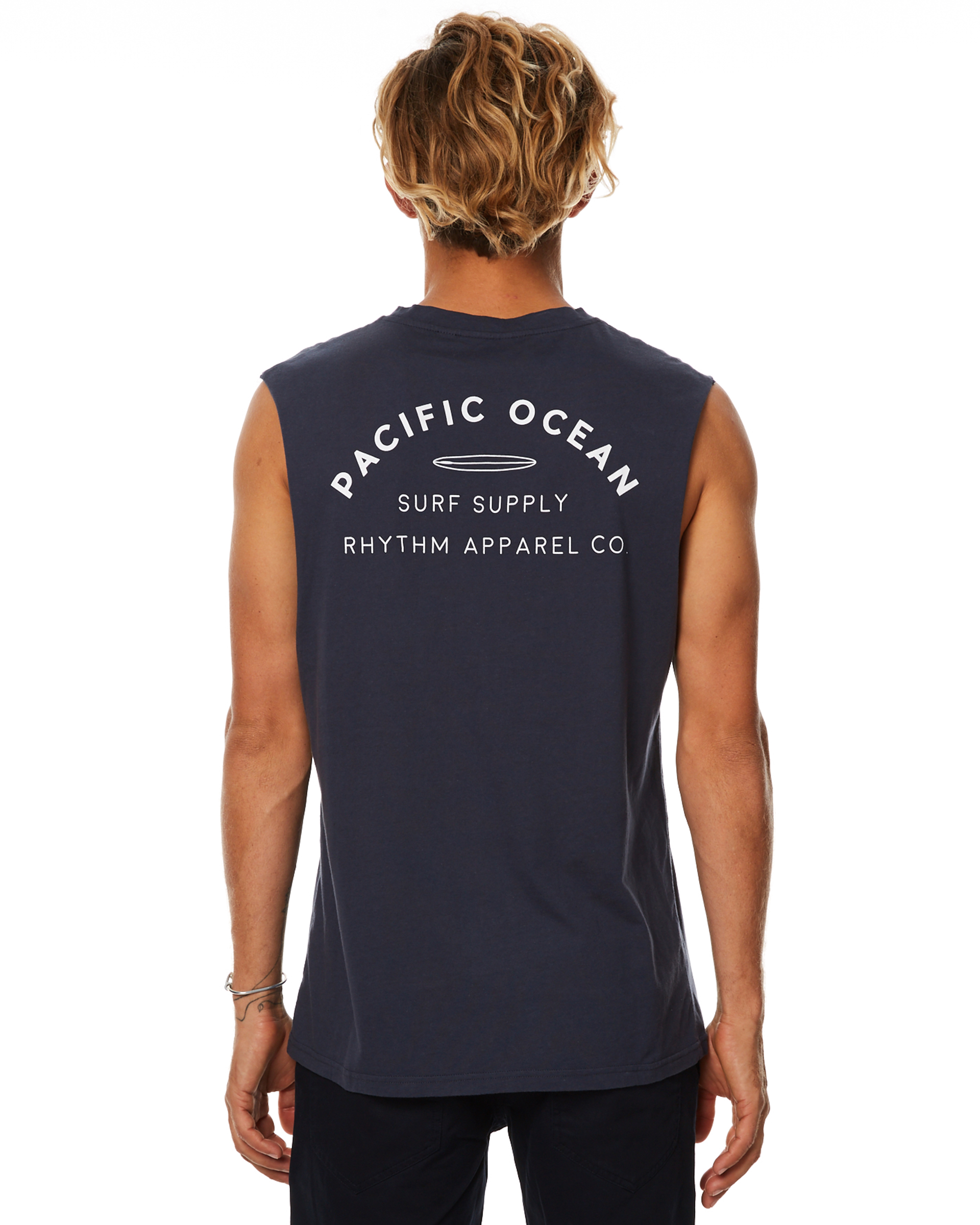 Rhythm Surf Supply Mens Tank Indigo SurfStitch